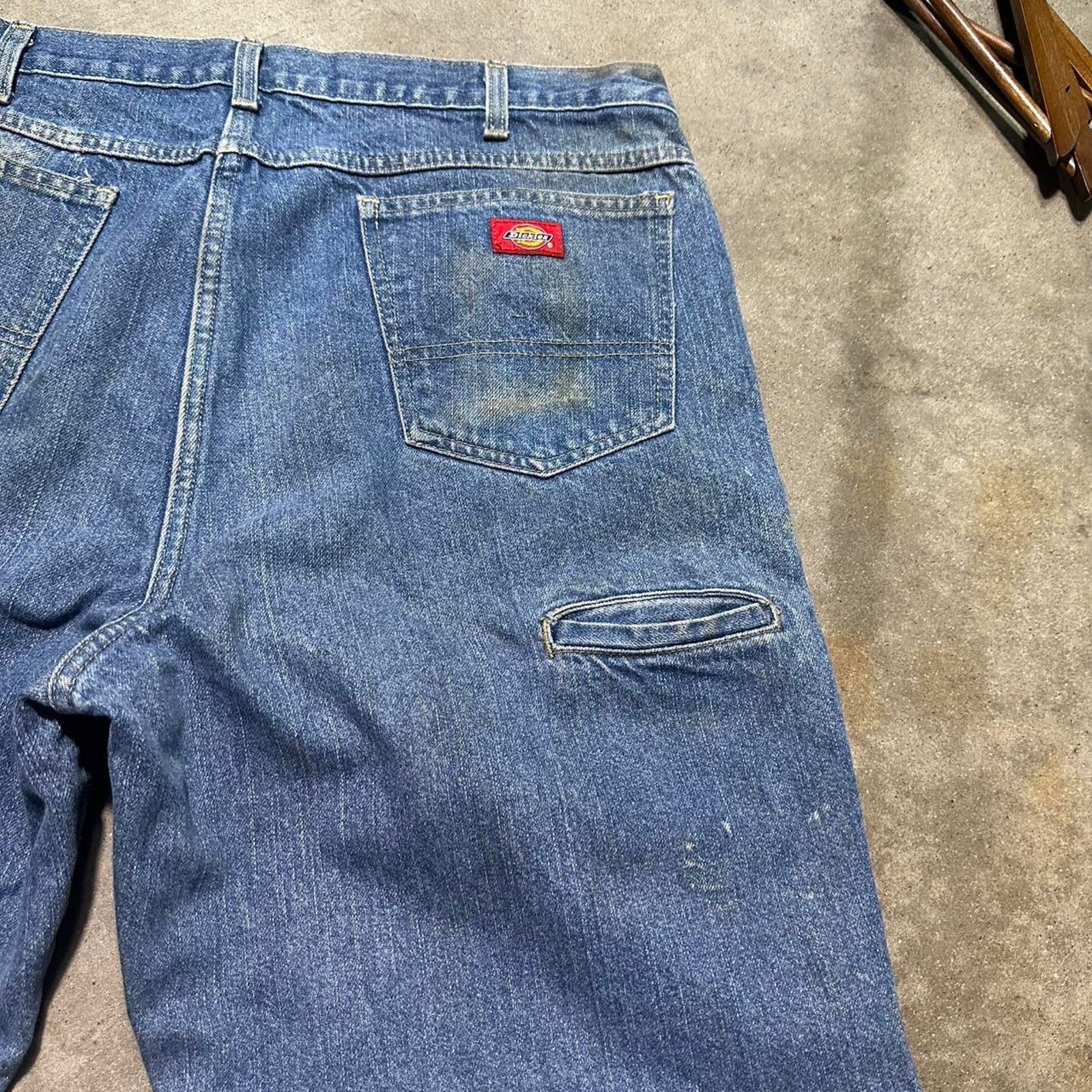 Dickies Vintage Y2K Distressed Dickies Double Knees Carpenter Jeans Size US 38 / EU 54 - 8 Thumbnail