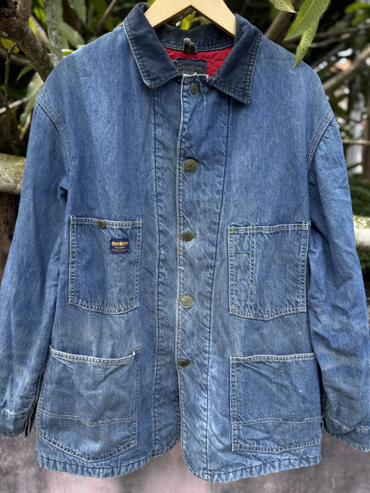 Oshkosh OshKosh 60s Vintage Worker Chore Jacket Denim Size US XL / EU 56 / 4 - 3 Thumbnail