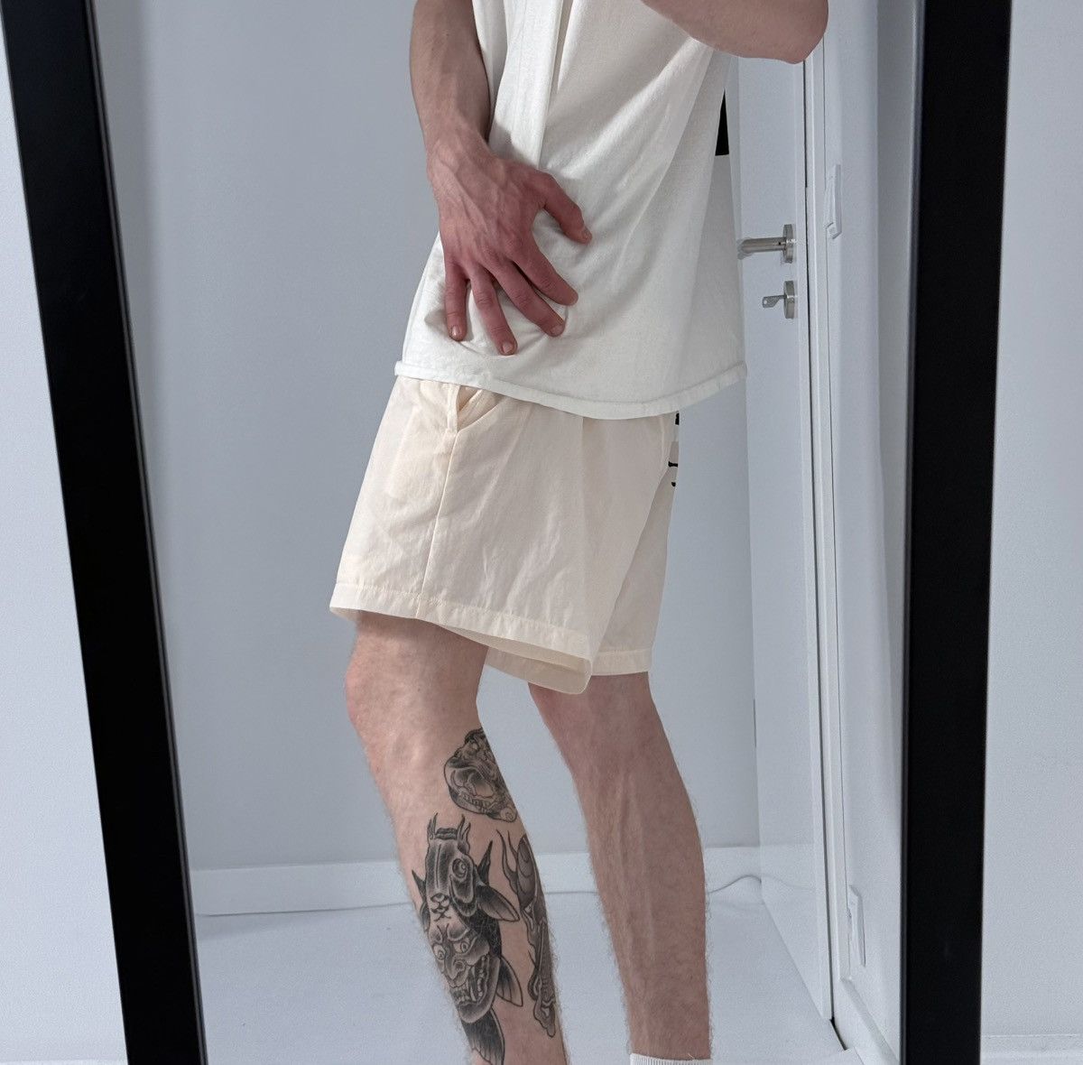 Adidas Vintage Adidas y2k wide track streetwear avantgarde shorts Size US 34 / EU 50 - 9 Thumbnail