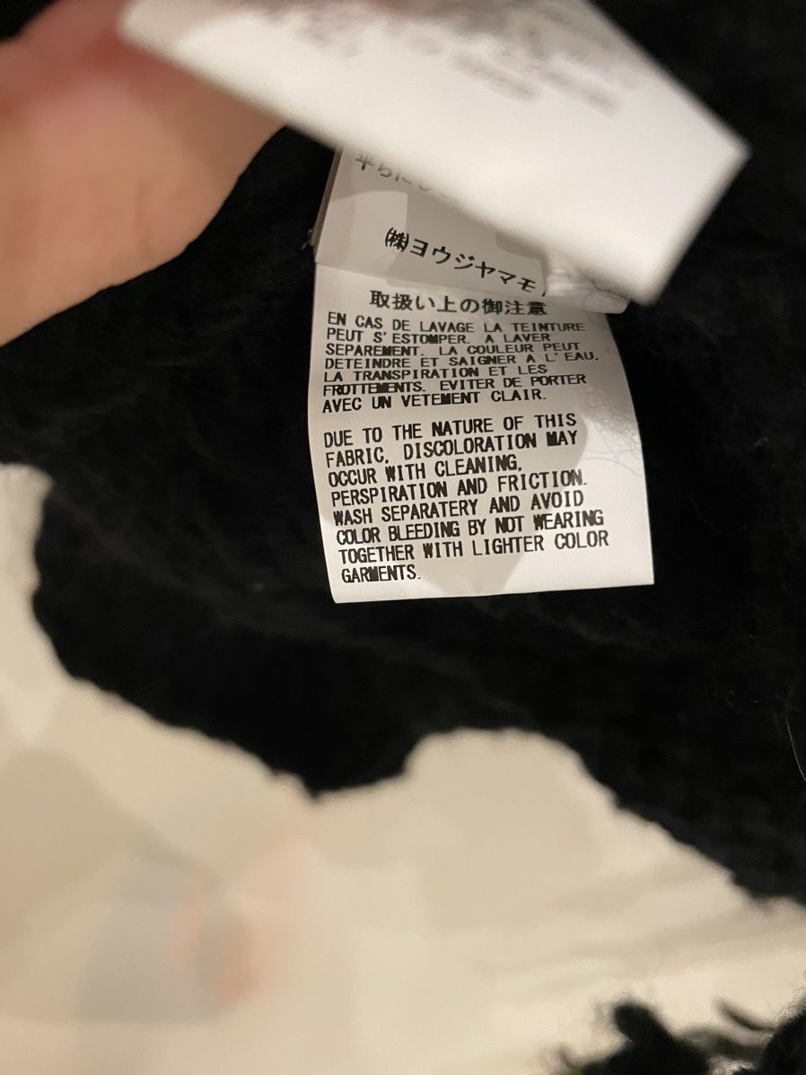 Yohji Yamamoto Yohji Yamamoto YYPH 20AW Destroyed Henley Knit Sweater Size US L / EU 52-54 / 3 - 7 Thumbnail