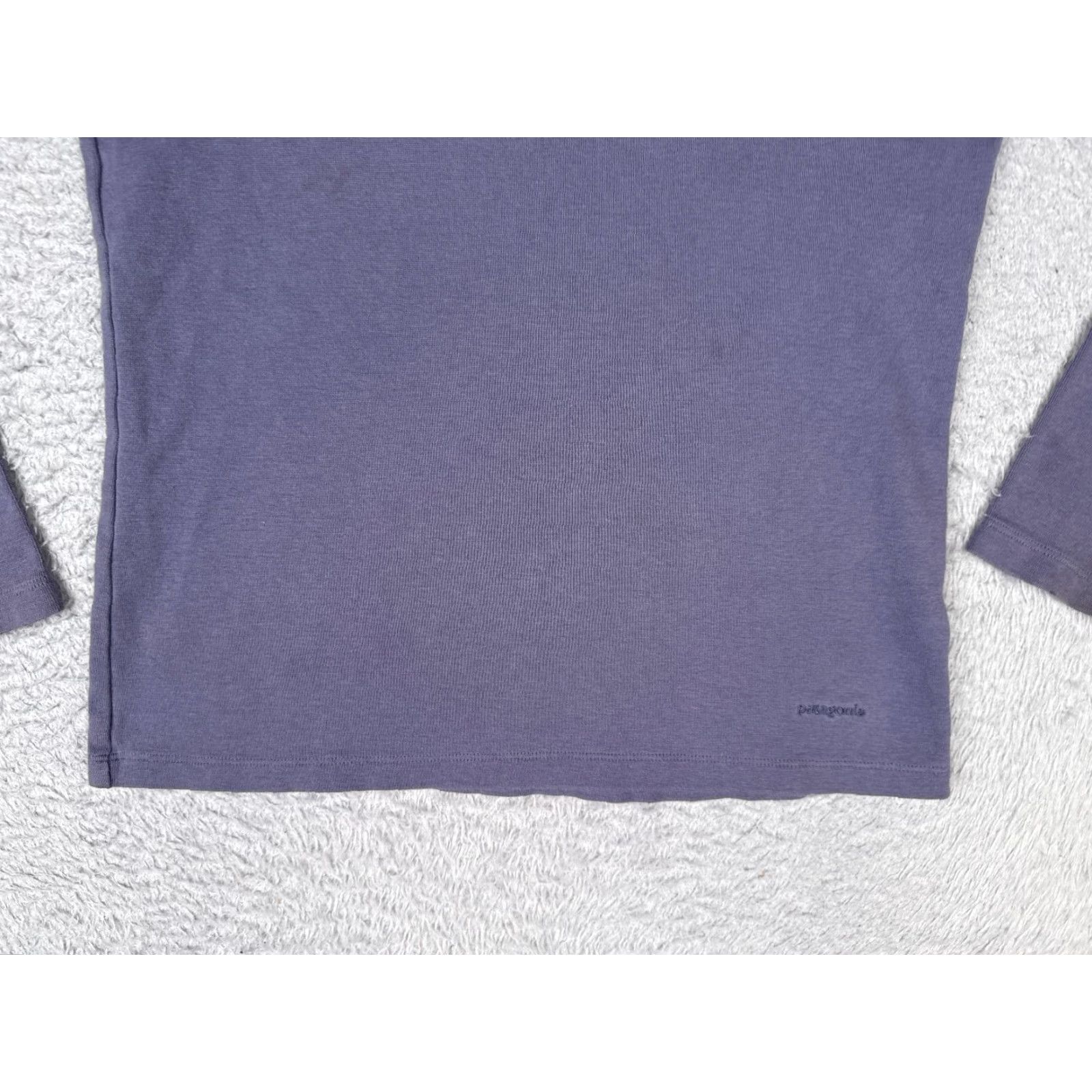 Patagonia VINTAGE Patagonia Shirt Women S Purple Long Sleeve Cotton Mock Neck Hike Camp Size S / US 4 / IT 40 - 5 Thumbnail