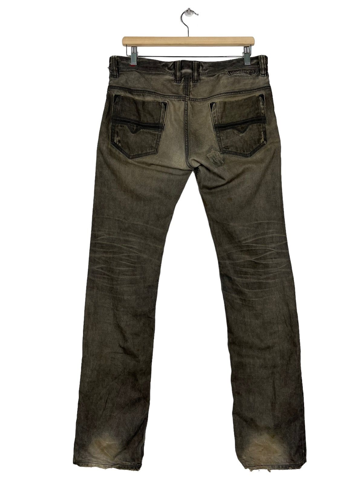 Diesel 🔥 FLARE DIESEL DISTRESSED DYED JEANS Size US 34 / EU 50 - 8 Thumbnail