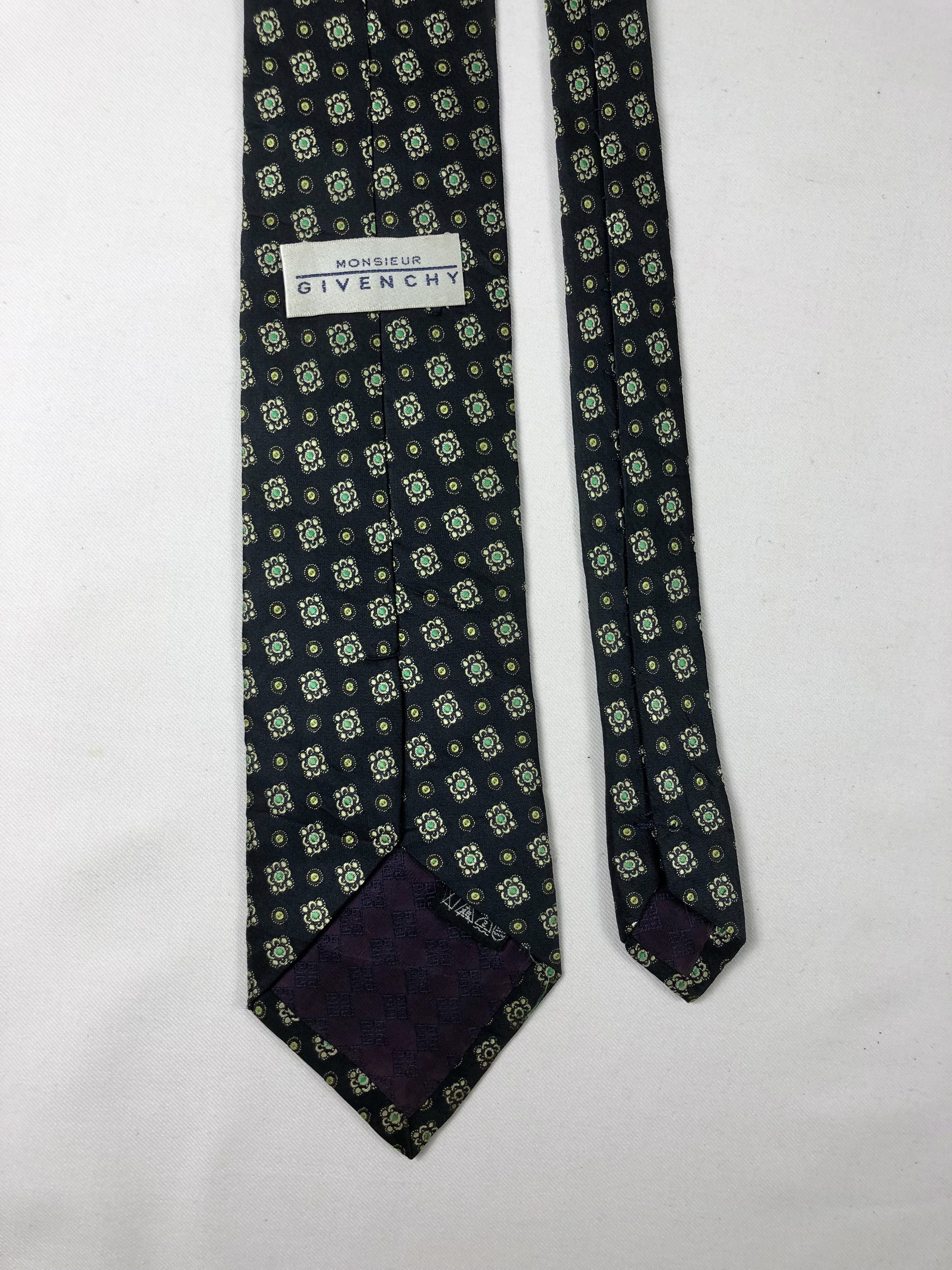 Givenchy Rare Monsieur Givenchy Silk Tie Size ONE SIZE - 5 Thumbnail