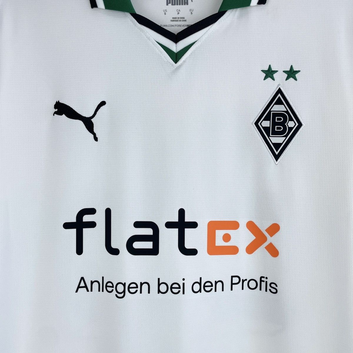 Puma Borussia Mönchengladbach Robin Hack Home Jersey 2023/2024 Size US S / EU 44-46 / 1 - 3 Thumbnail