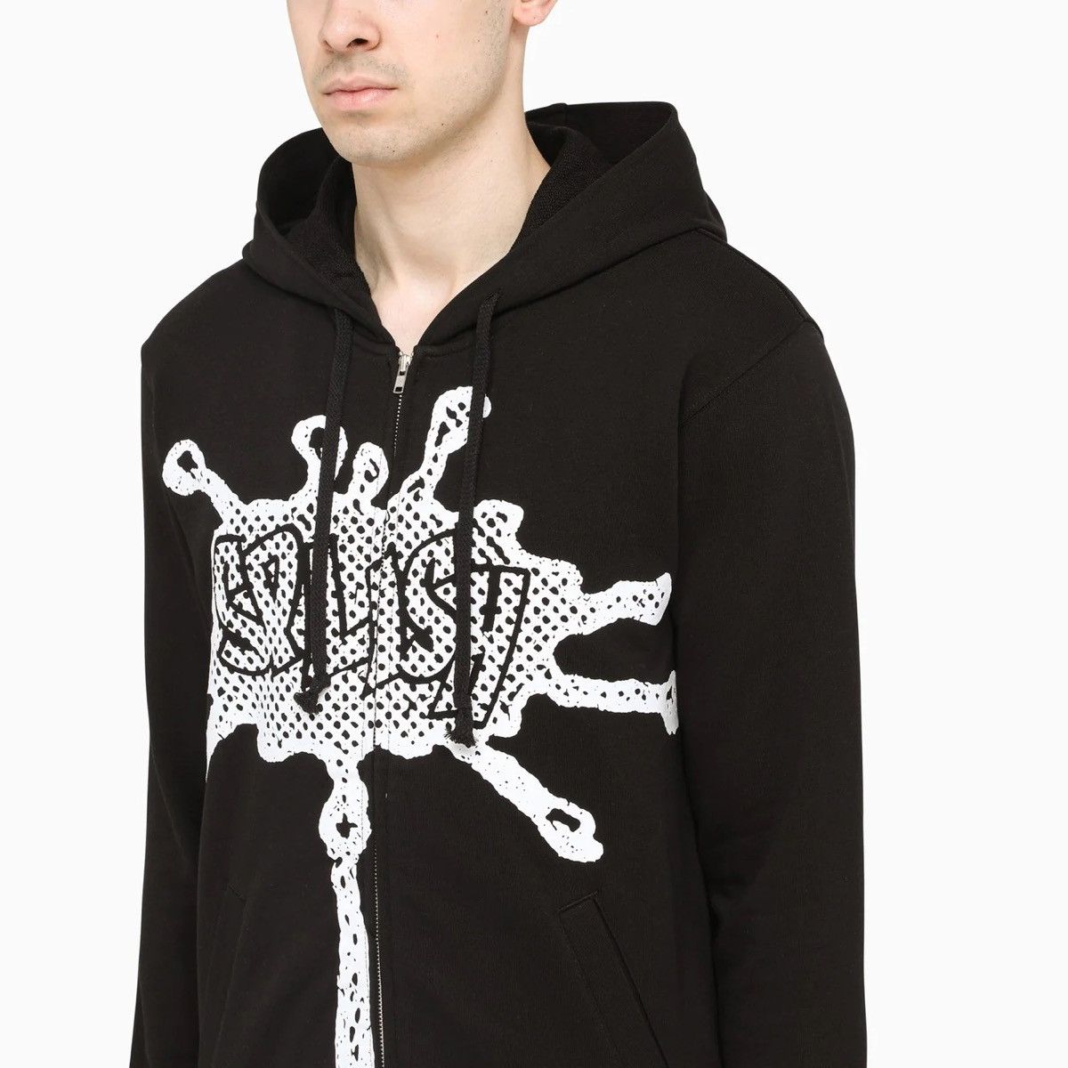 Comme des Garcons !DS! SS22 Comme Des Garcons "Splish" Logo Black Hoodie Size US L / EU 52-54 / 3 - 5 Thumbnail
