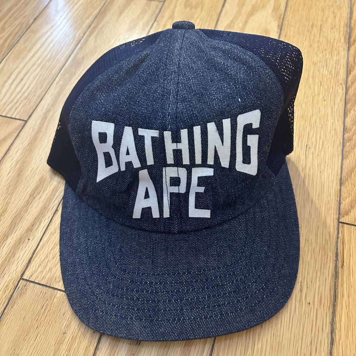 Bape Bape Baseball Cap Denim College Logo Size ONE SIZE - 1 Thumbnail