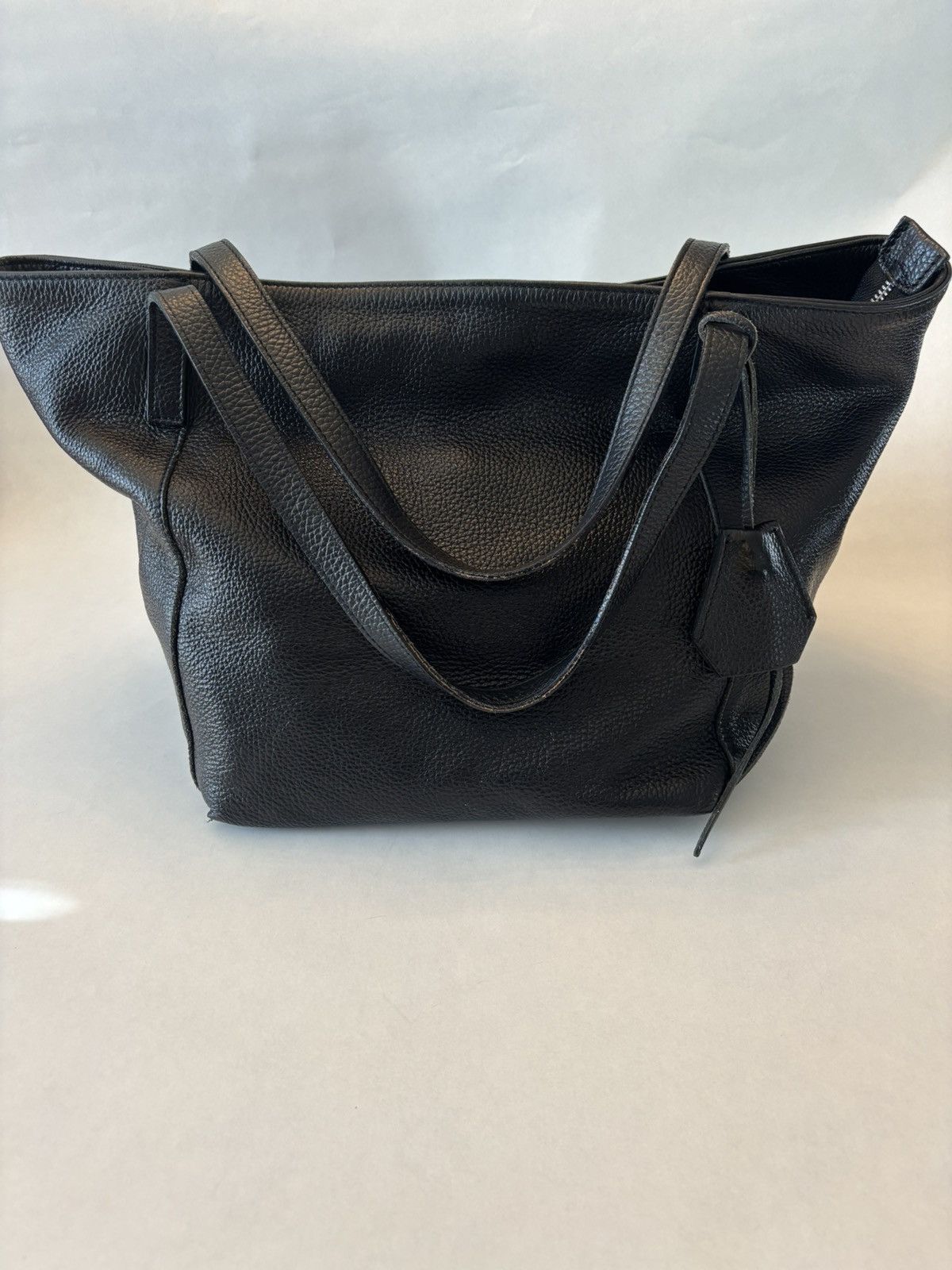 Black Leather Tote