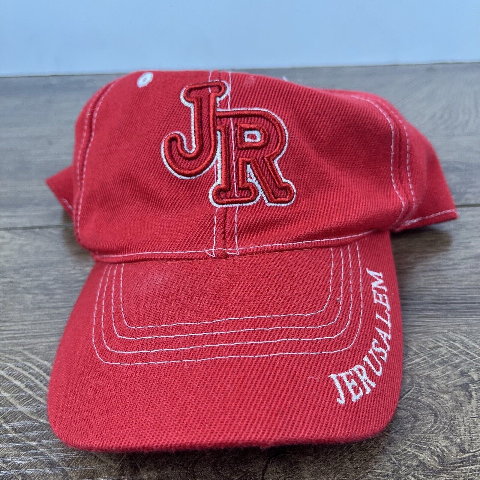Other Jerusalem Hat Jerusalem Cap Hat Red Hat Adjustable Hat Red A Size ONE SIZE - 1 Thumbnail