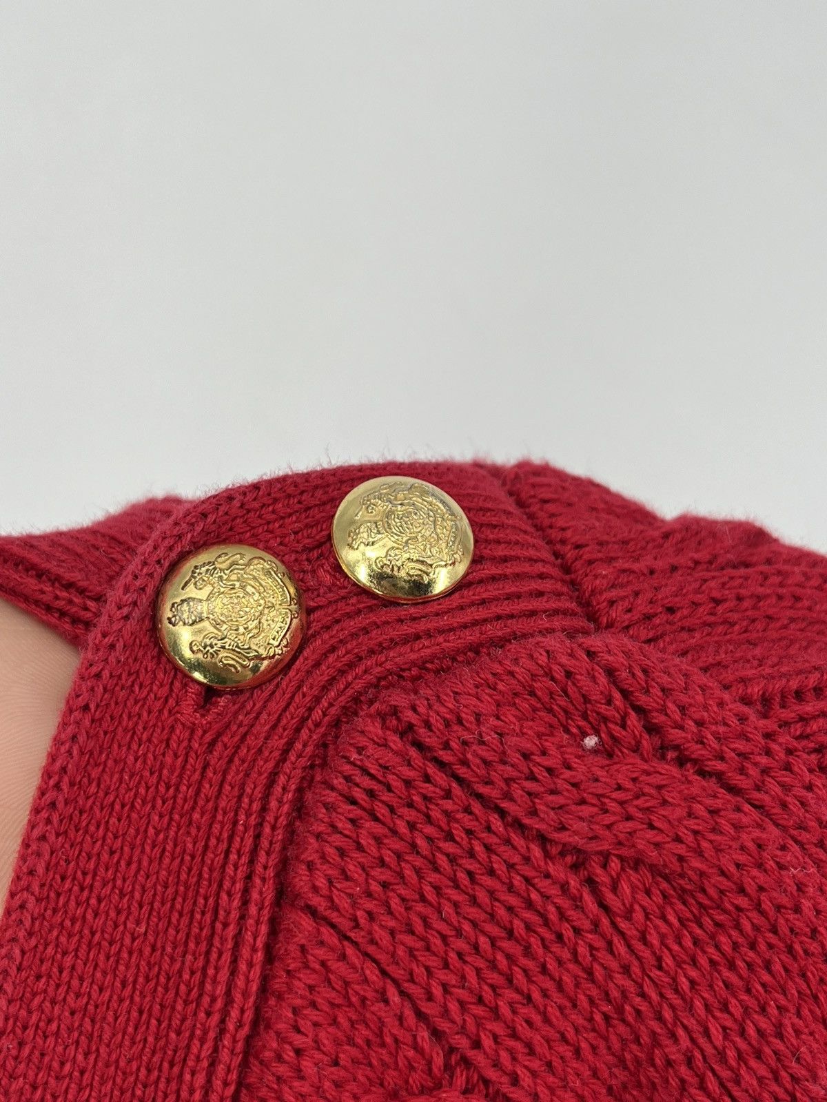 Polo Ralph Lauren × Ralph Lauren × Vintage Ralph Lauren Purple Label Cable Knit Sweater Jumper Size M / US 6-8 / IT 42-44 - 9 Thumbnail