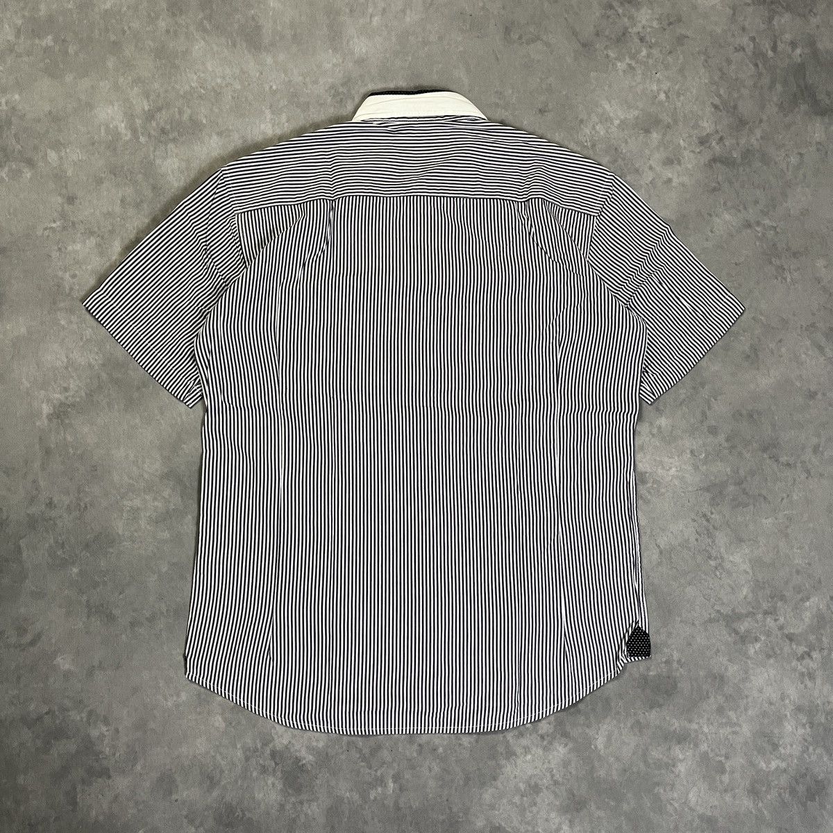 semanticdesign Semantic Design Japan Short Sleeve Stripe Shirt Size US L / EU 52-54 / 3 - 7 Thumbnail