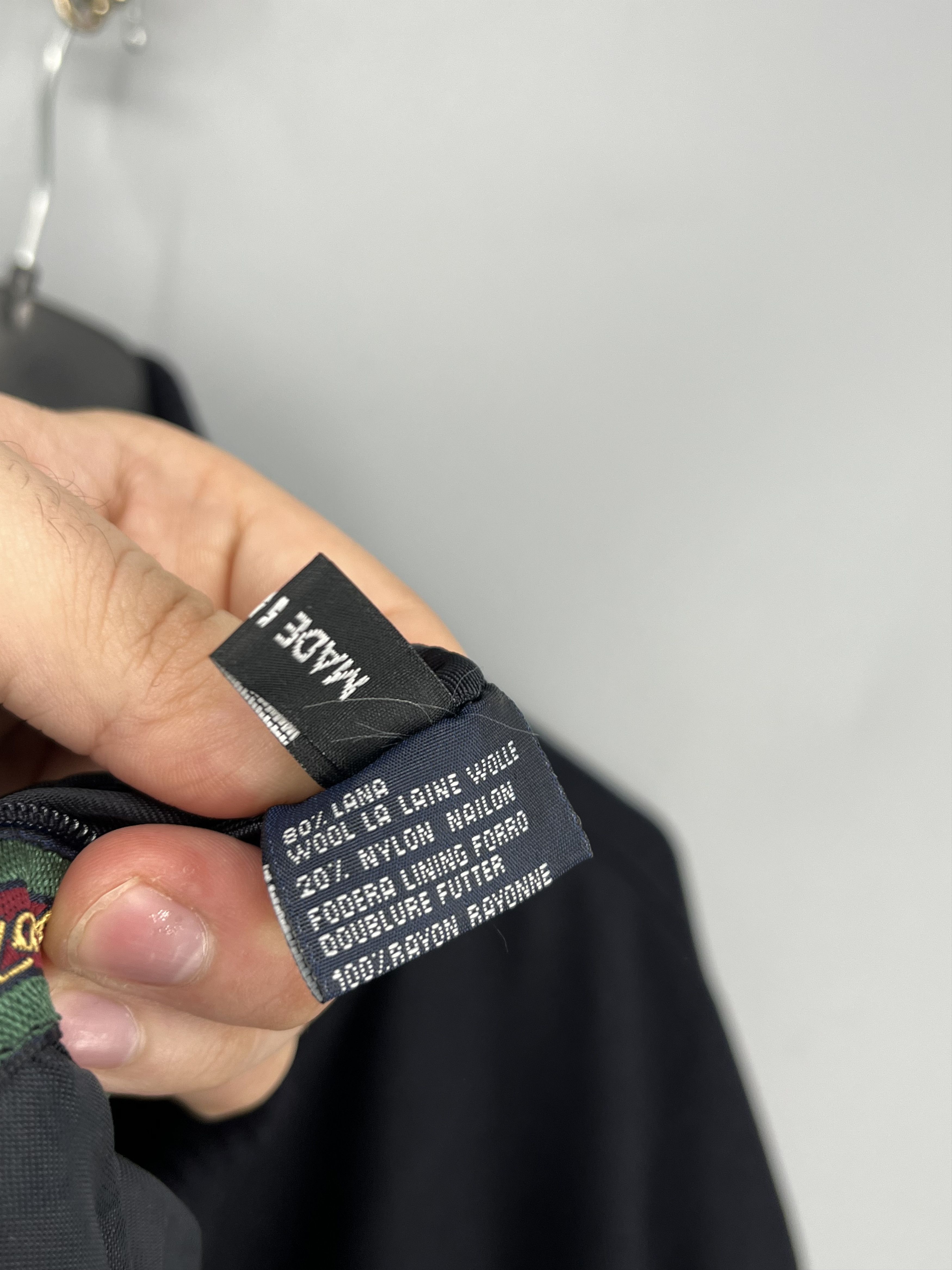 Paul & Shark Vintage Paul & Shark Sailing Navy Blue Bomber Jacket Size US XXL / EU 58 / 5 - 11 Thumbnail