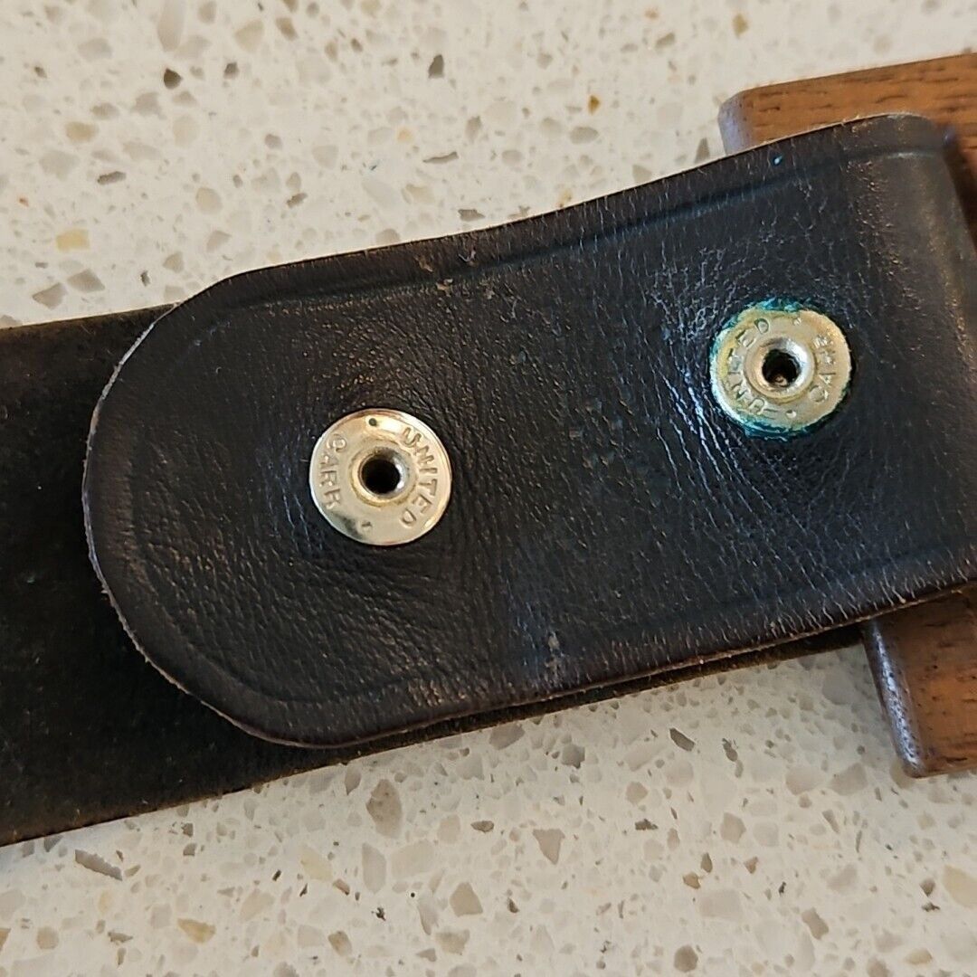Handmade Western Elk Hide Leather Belt Lot 2 Buckskin Pouch Whip Stit Size ONE SIZE - 20 Thumbnail