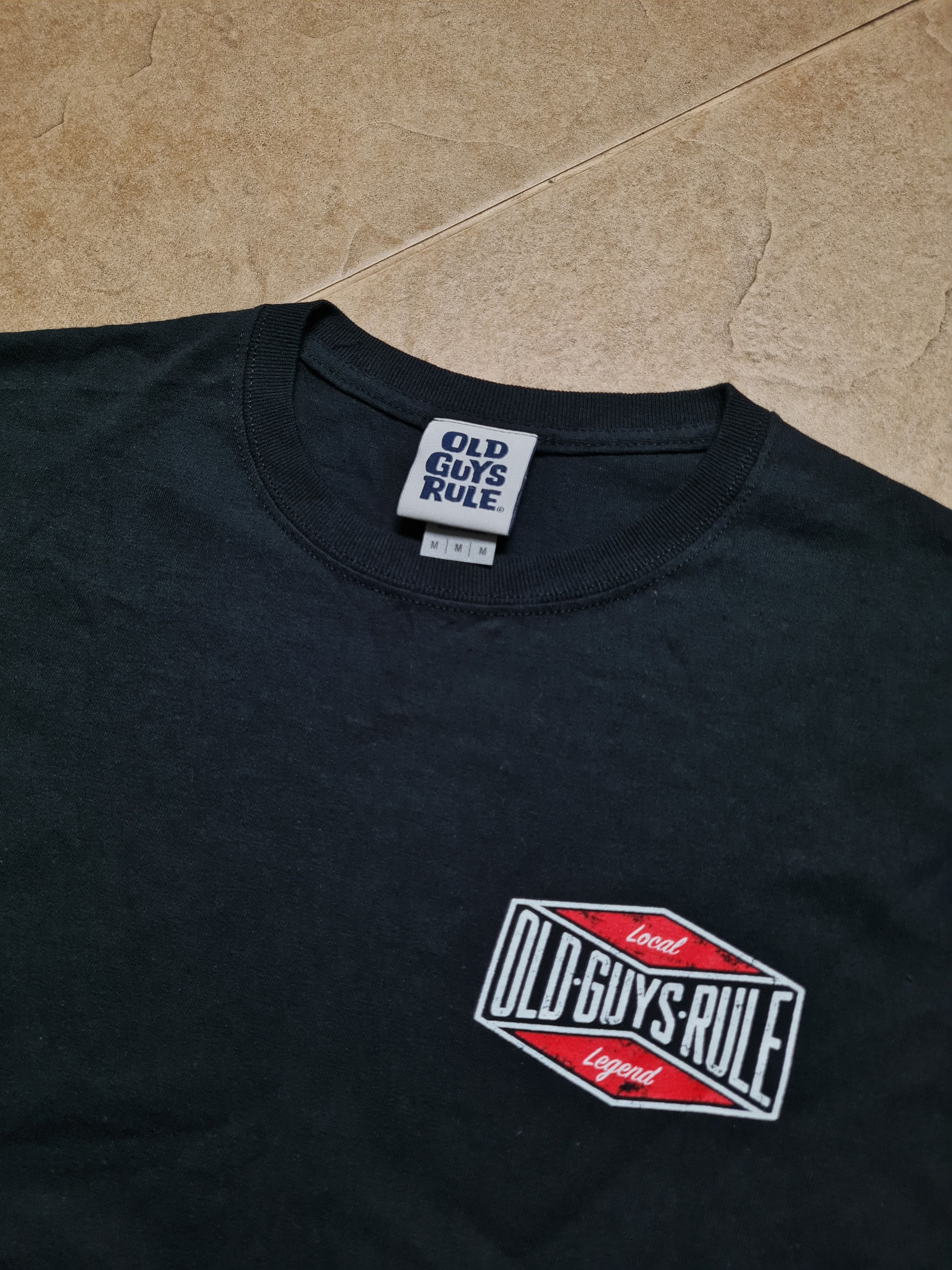 Other Vintage T-shirts OLD GUYS RULE Retro USA Black Big Logo M Size US M / EU 48-50 / 2 - 16 Thumbnail