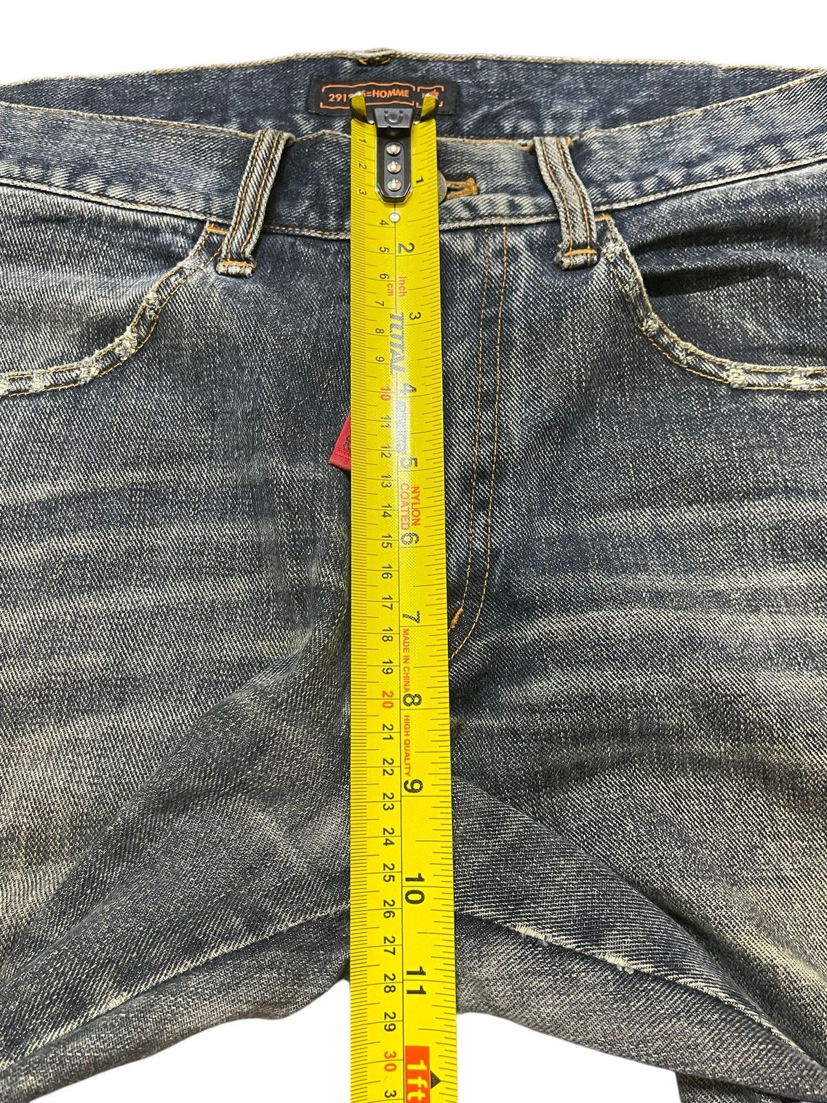 291295=Homme Vintage Japan 291295 Homme Mud Wash Faded Clawmark Loose Fit Size US 31 - 15 Thumbnail