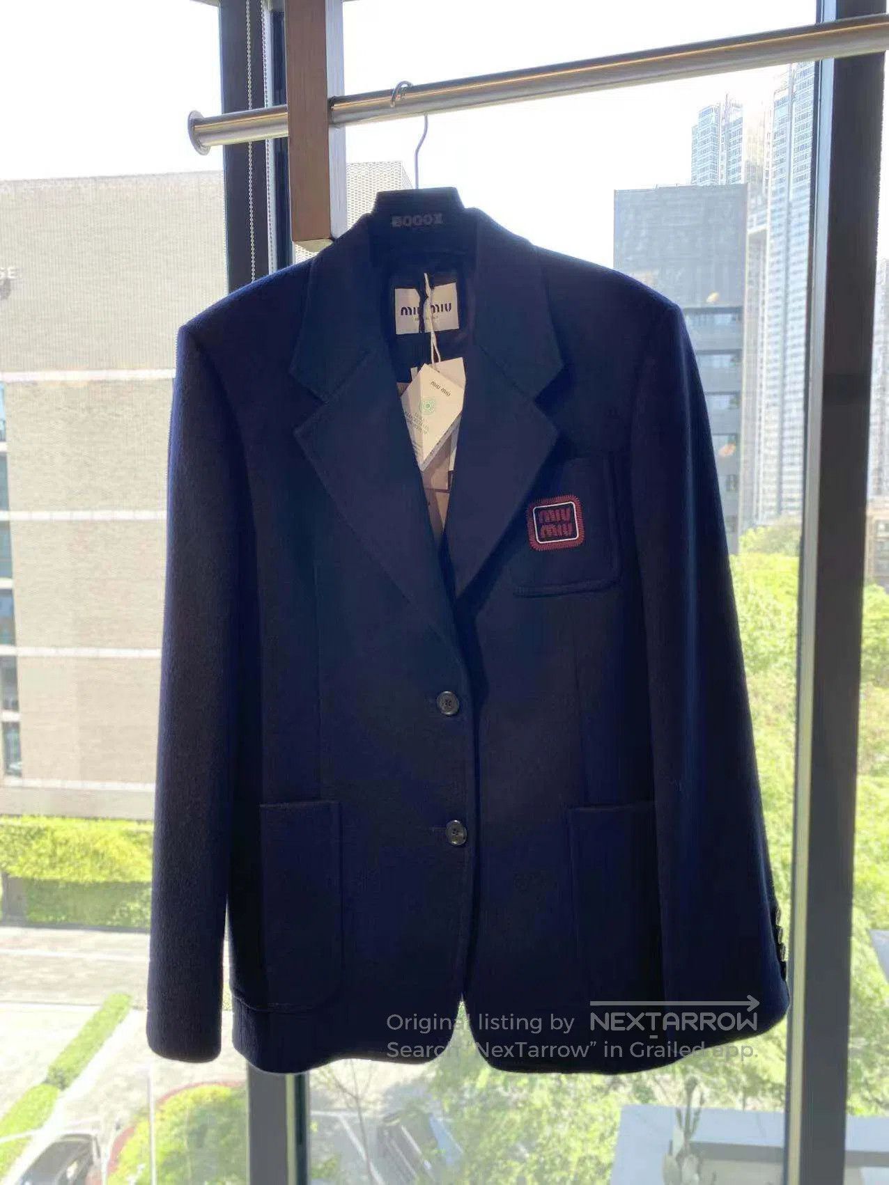 Miu Miu Miu Miu Single-breasted blazer| Size XXS / US 00 / IT 34 - 2 Thumbnail