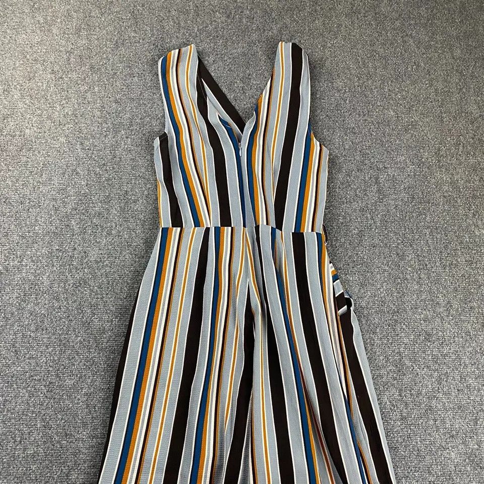 Other Monteau Jumpsuit Women's Medium Striped Sleeveless Size 34" / US 12 / IT 48 - 3 Thumbnail