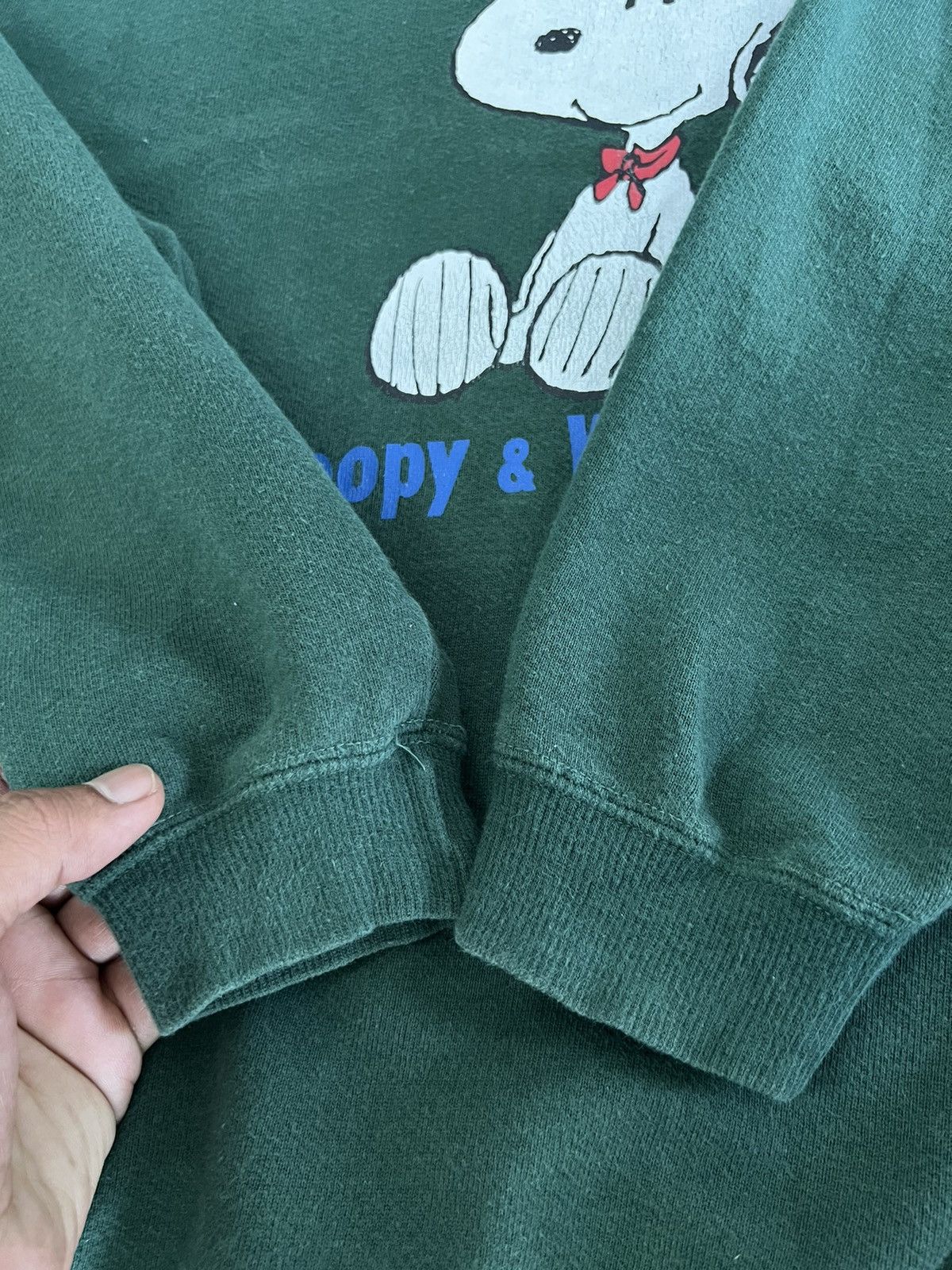 Peanuts × Vintage 🔥 Vintage 90's Peanuts Roundneck sweatshirt Size US M / EU 48-50 / 2 - 6 Thumbnail