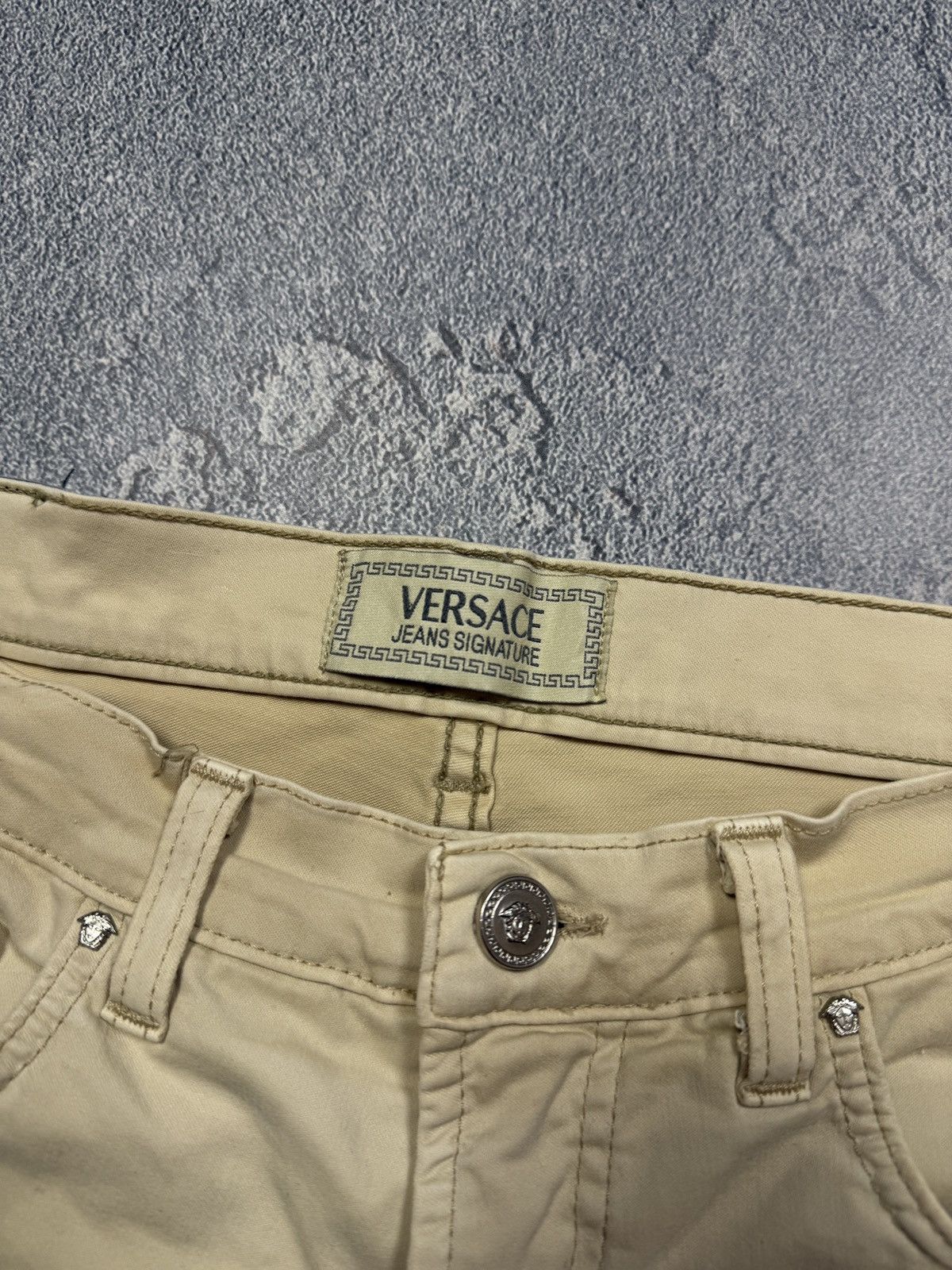 Versace Vintage Versace Jeans Signature With Metal Medusa Jeans Y2K Size US 35 - 9 Thumbnail