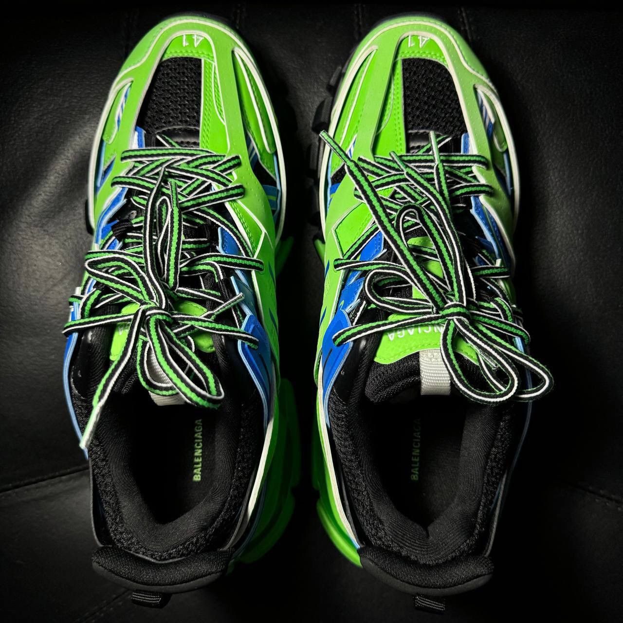 Balenciaga 41 Balenciaga track 1 green blue Size US 8 / EU 41 - 5 Thumbnail