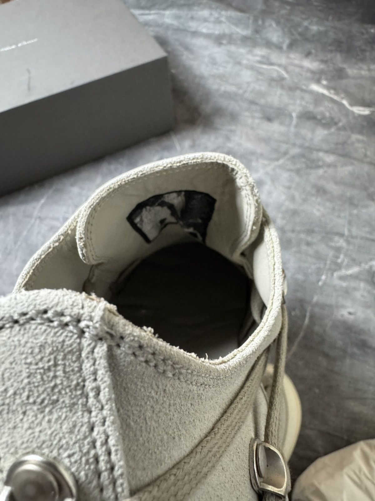 Rick Owens RICK OWENS MEGALACE LOW SNEAKS Size US 13 / EU 46 - 7 Thumbnail
