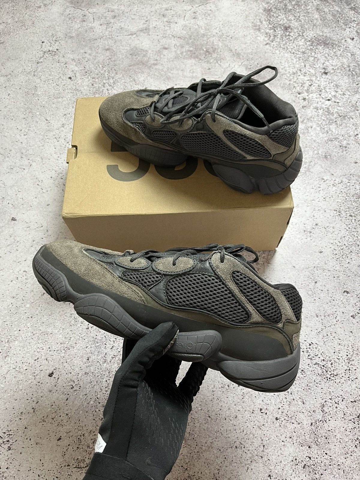 Adidas Kanye West Adidas Yeezy 500 Utility Black Grailed