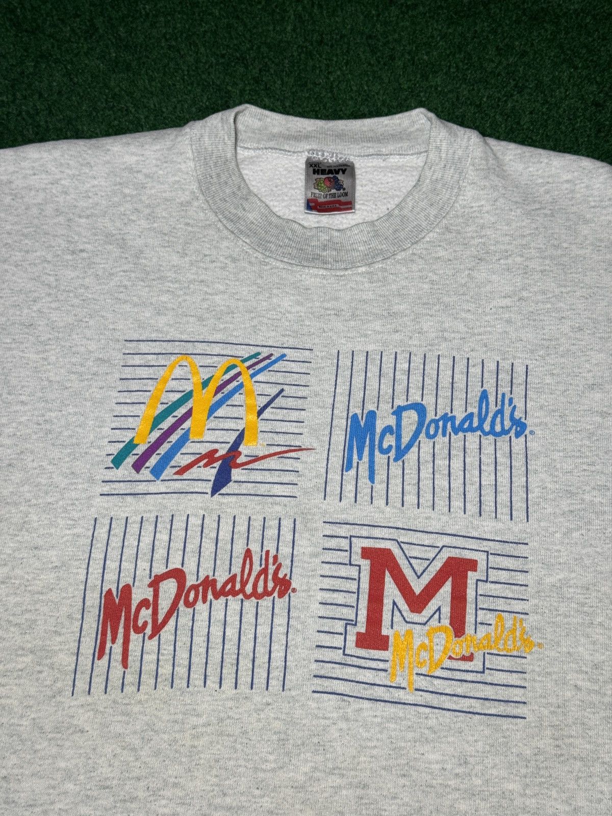 Fruit Of The Loom × Vintage Vintage 90s McDonald’s Fast Food Promo RARE XXL Sweatshirt Size US XXL / EU 58 / 5 - 2 Thumbnail
