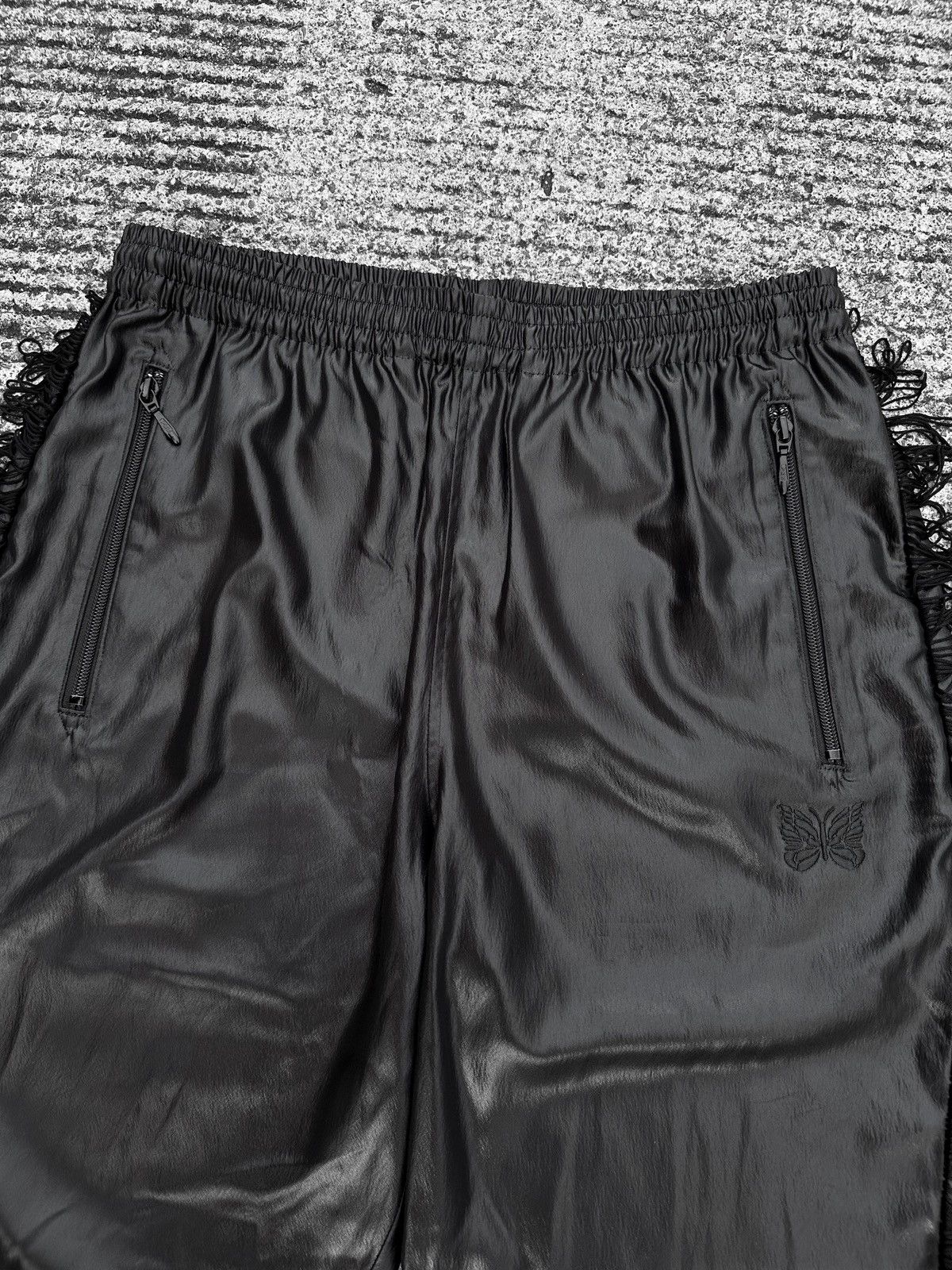 Needles Needles SS23 Black Fringe Bootcut Pants Size US 32 / EU 48 - 4 Thumbnail
