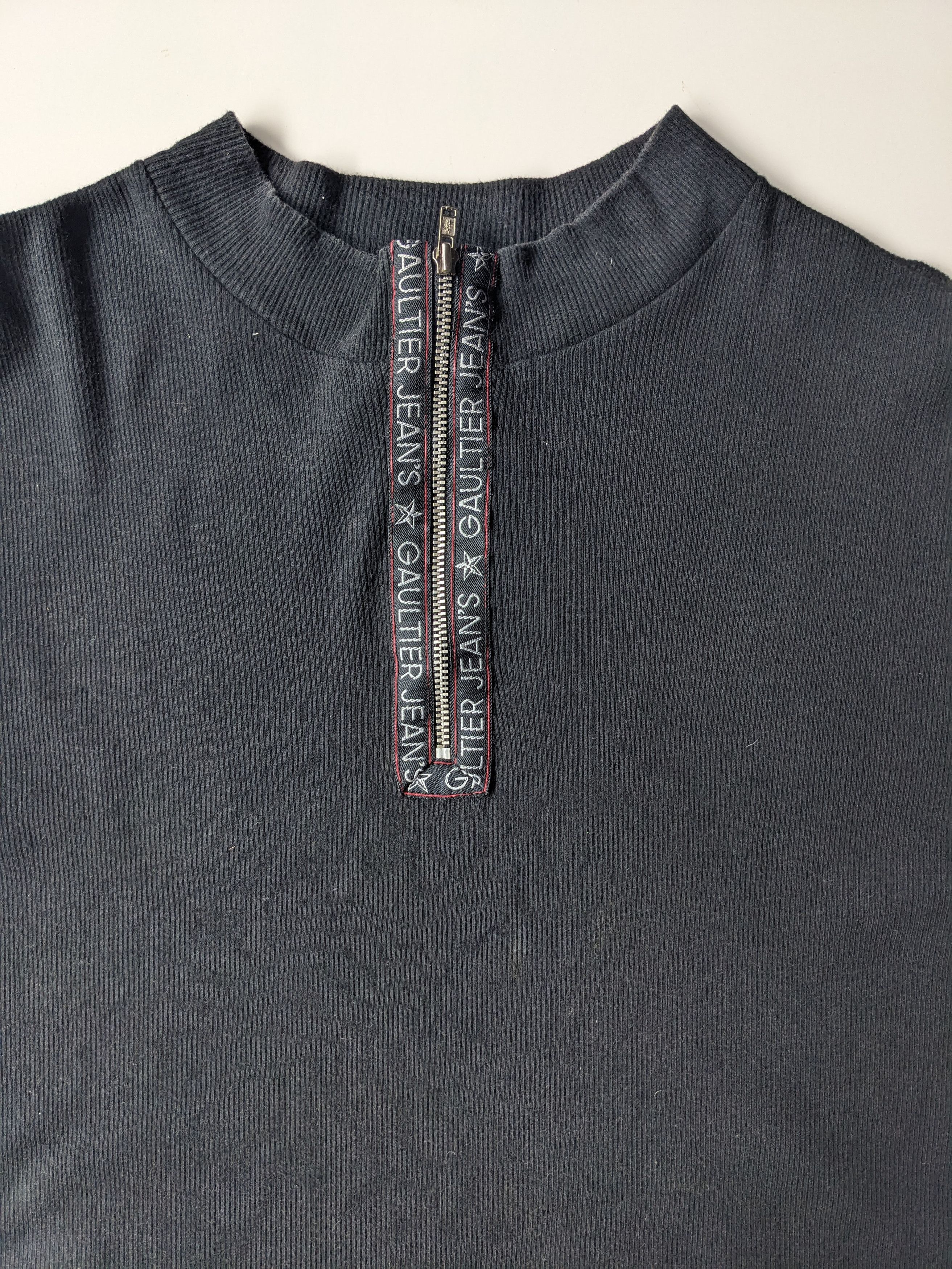 Jean Paul Gaultier Vintage Jean Paul Gaultier jeans half zipper Size US S / EU 44-46 / 1 - 3 Thumbnail