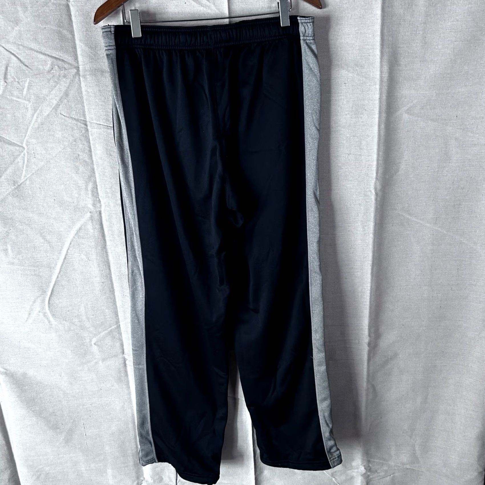 Nike Nike Therma-FIT Mens L Track Pants Black Grey Fleece Lined Athletic Training Size US 33 - 4 Thumbnail