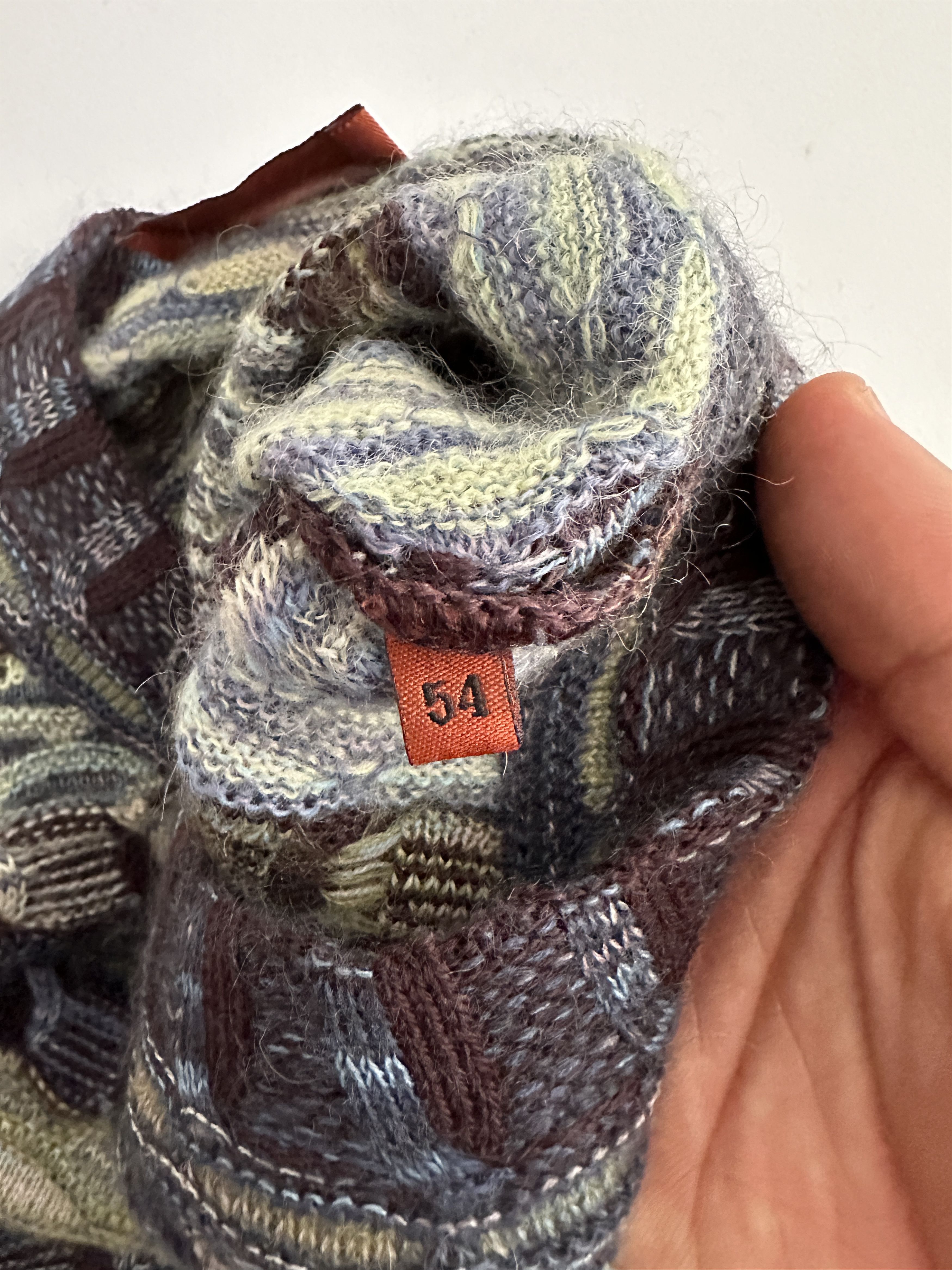 Missoni Missoni Uomo Textured Multi Knit Sweater Mohair Size 54 Size US L / EU 52-54 / 3 - 9 Thumbnail