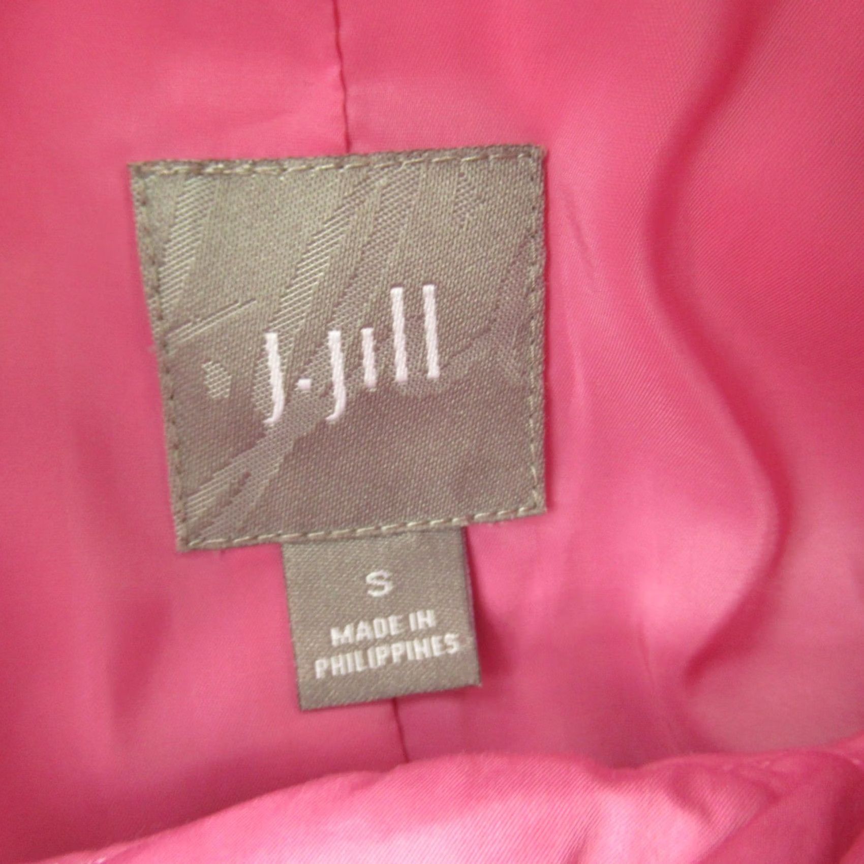 J. Jill J Jill Jacket Womens Small Full Zip Long Sleeve Pink Outdoors Casual Size S / US 4 / IT 40 - 3 Thumbnail