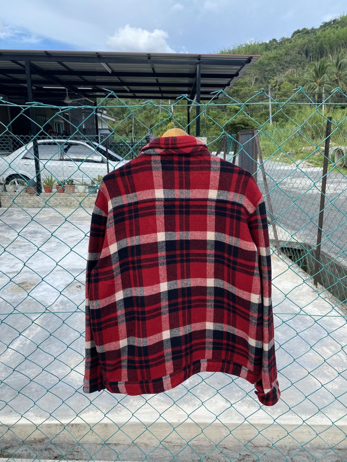Woolrich Woolen Mills Woolrich checkered mohair jacket Size US L / EU 52-54 / 3 - 2 Thumbnail