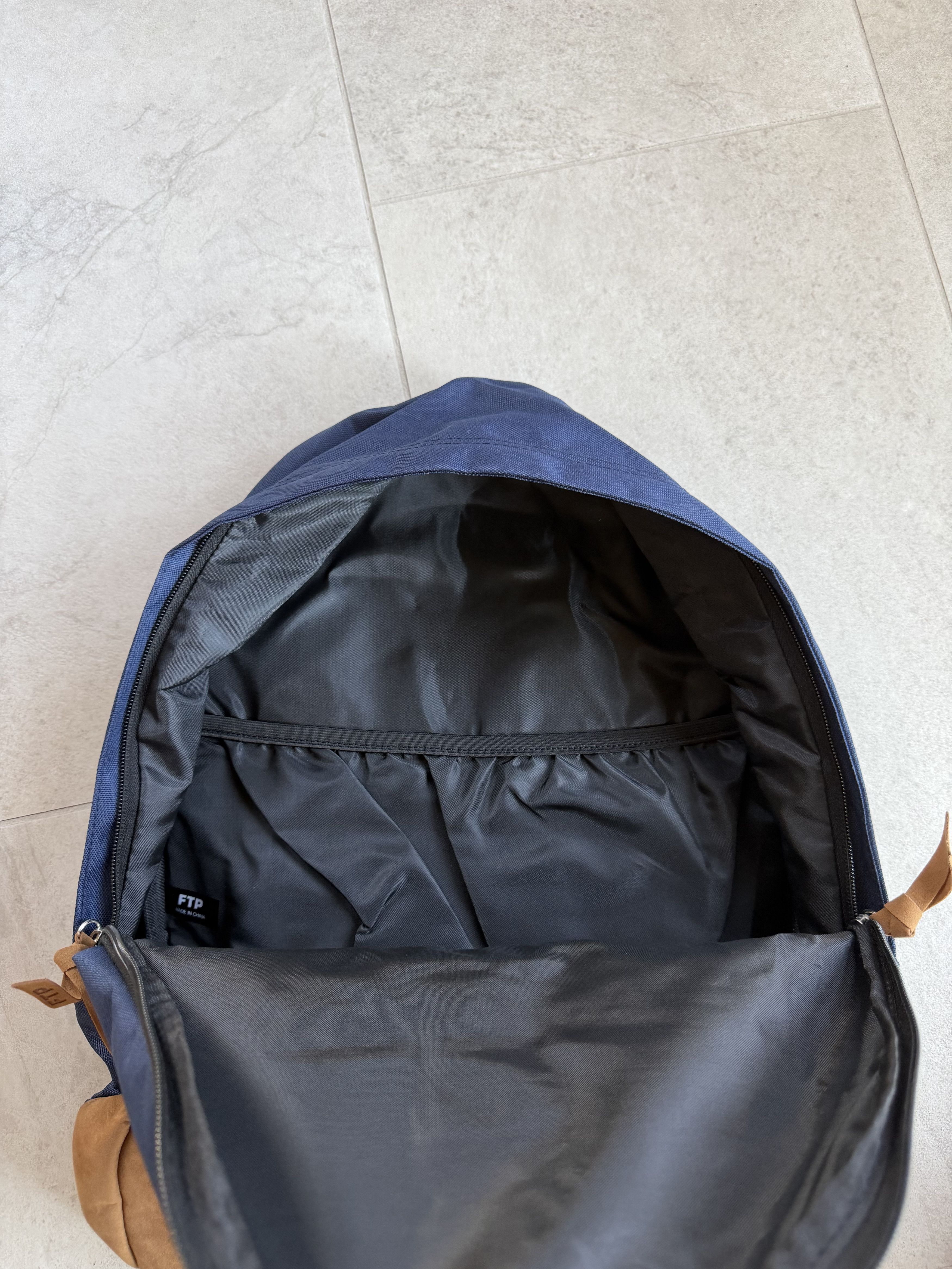 Fuck The Population FTP Bear Backpack in Navy Size ONE SIZE - 5 Thumbnail
