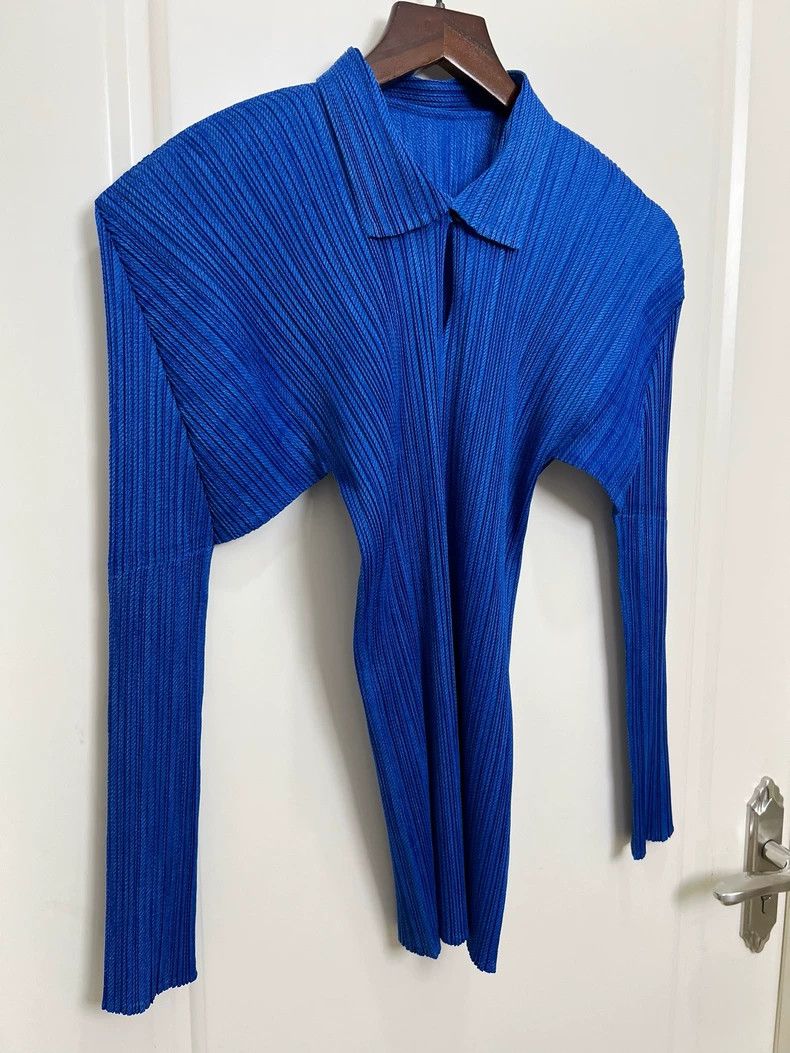 Issey Miyake issey miyake Blue braided pleated top 2506-Nextarrow Size US S / EU 44-46 / 1 - 3 Thumbnail