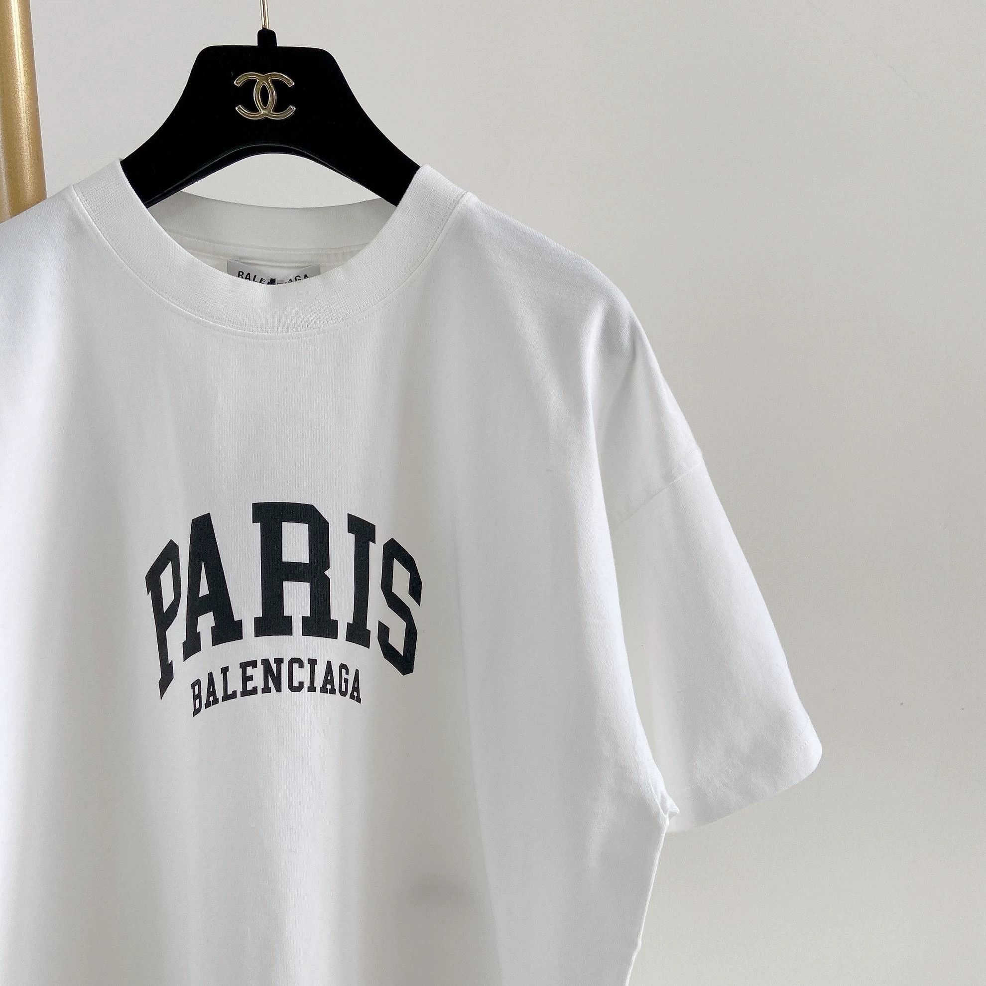 Balenciaga Balenciaga White Logo Tee M with Tags Size US M / EU 48-50 / 2 - 4 Thumbnail