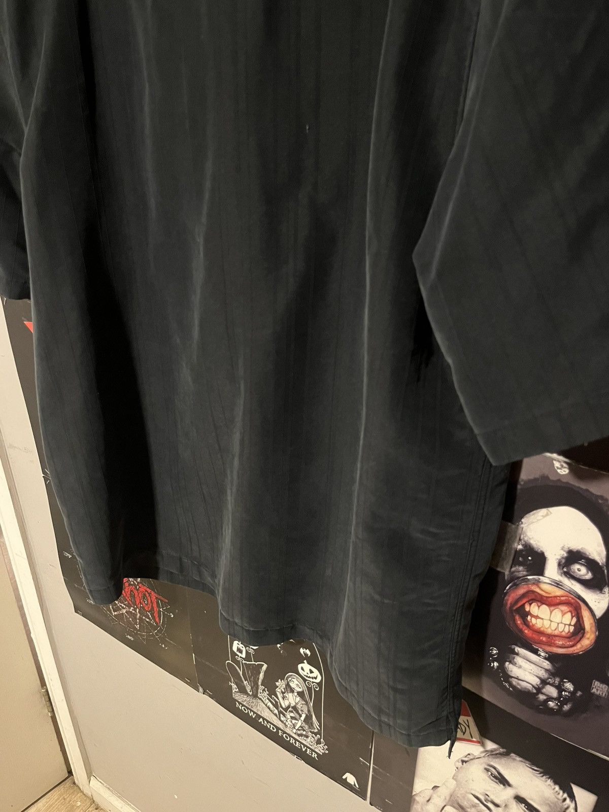 Quicksilver Vintage Y2K 2000’s Quicksilver stripped black button down Size US XL / EU 56 / 4 - 9 Thumbnail