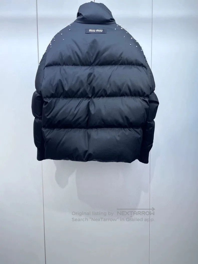 Miu Miu Miu Miu Crystal Shoulder Down Jacket. Size US S / EU 44-46 / 1 - 2 Thumbnail