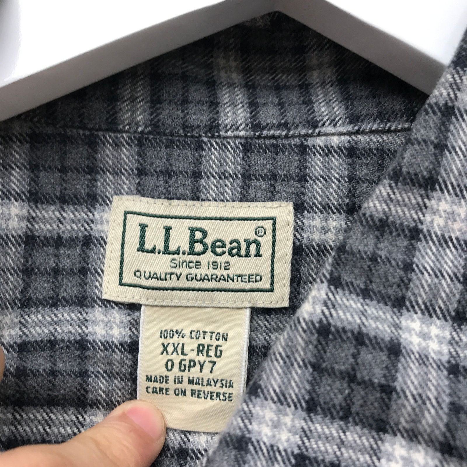 L.L. Bean LL Bean Tartan Flannel Button Down Shirt Mens 2XL 0 GPY7 Size US XXL / EU 58 / 5 - 4 Thumbnail