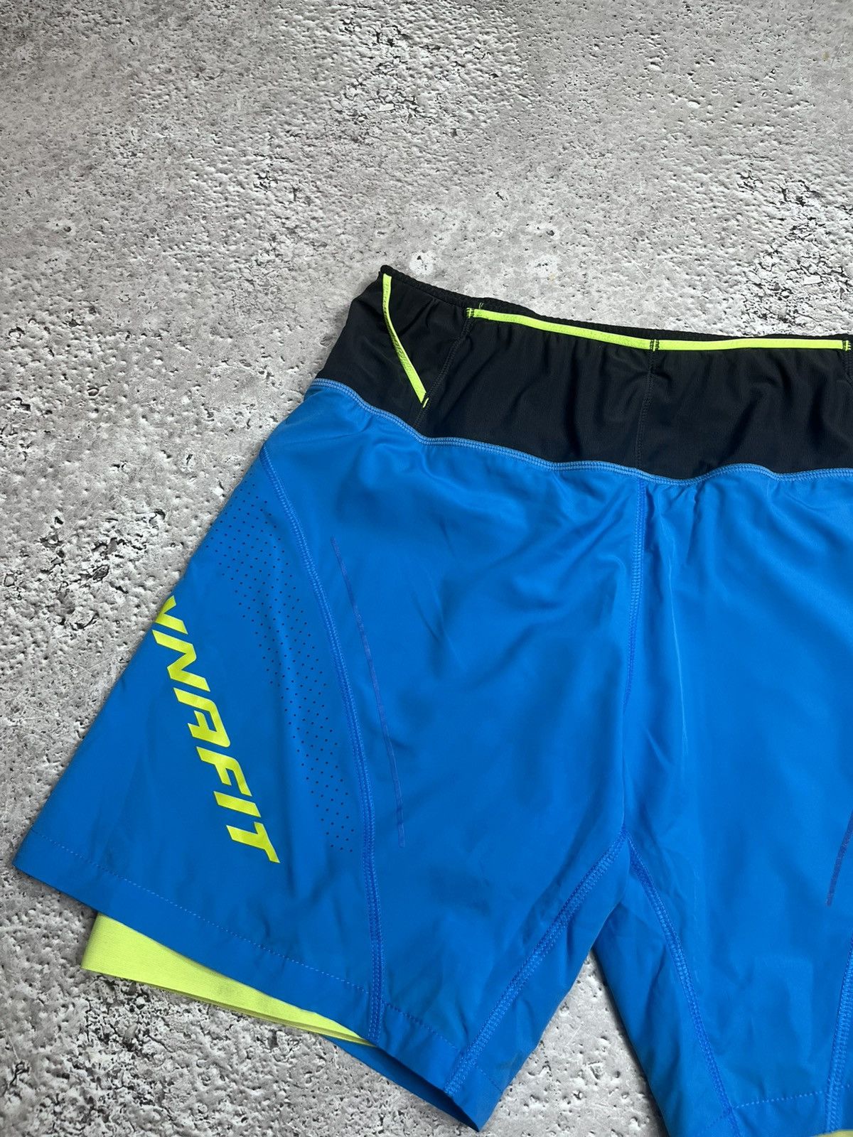 Other Dynafit Trail Running Shorts Blue Black Neon Size EU 50 US M Size US 34 / EU 50 - 2 Thumbnail