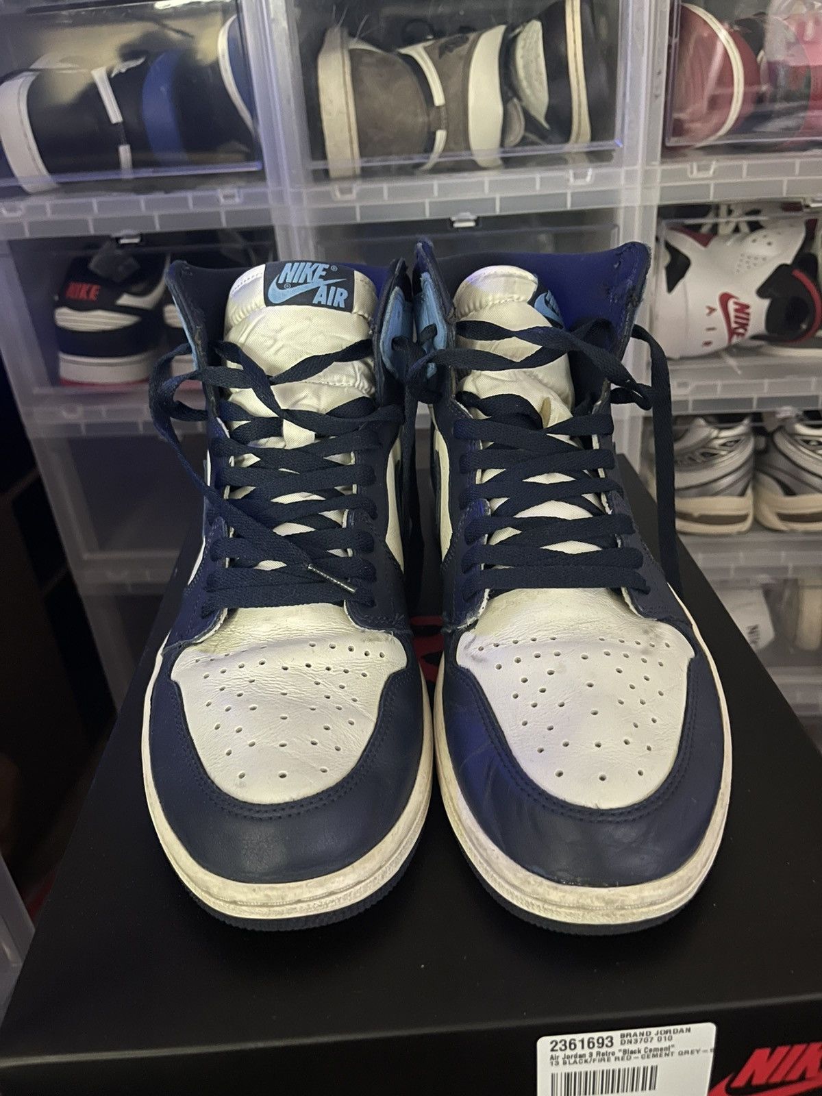 Jordan Brand × Nike Air Jordan 1 High OG Obsidian Size 13 Size US 13 / EU 46 - 1 Thumbnail
