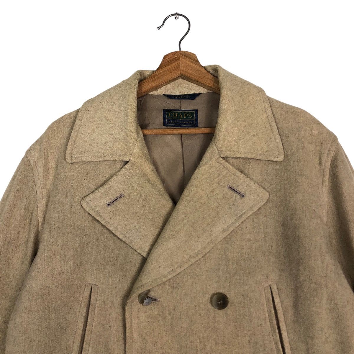 Chaps Ralph Lauren 🔥Vintage Wool Double Breast Jacket Biker Chaps Ralph Lauren Size US M / EU 48-50 / 2 - 3 Thumbnail