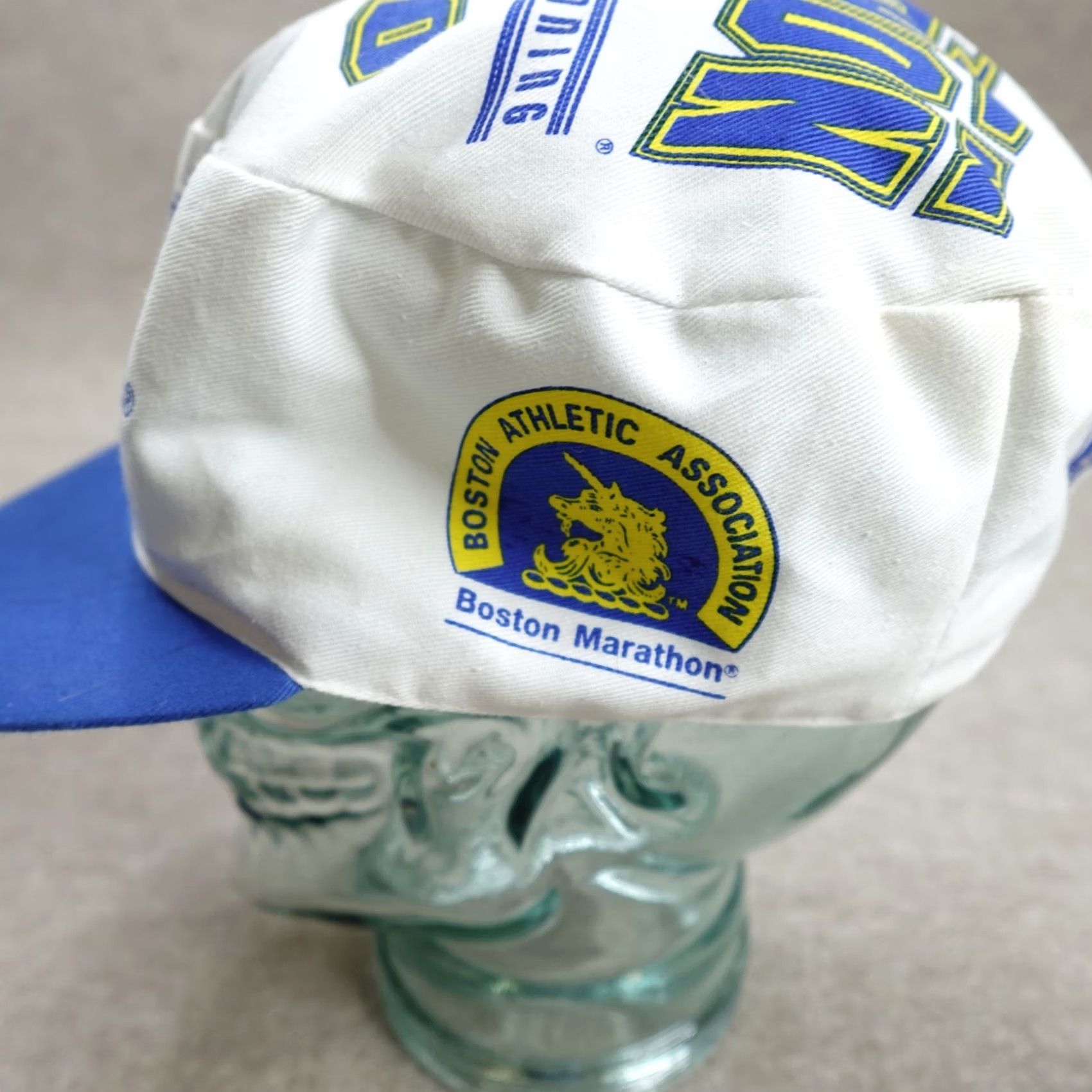 Vintage VINTAGE Boston Marathon Hat 2000 Ronzoni Painters Cap Mens One Size White NEW Size ONE SIZE - 6 Thumbnail