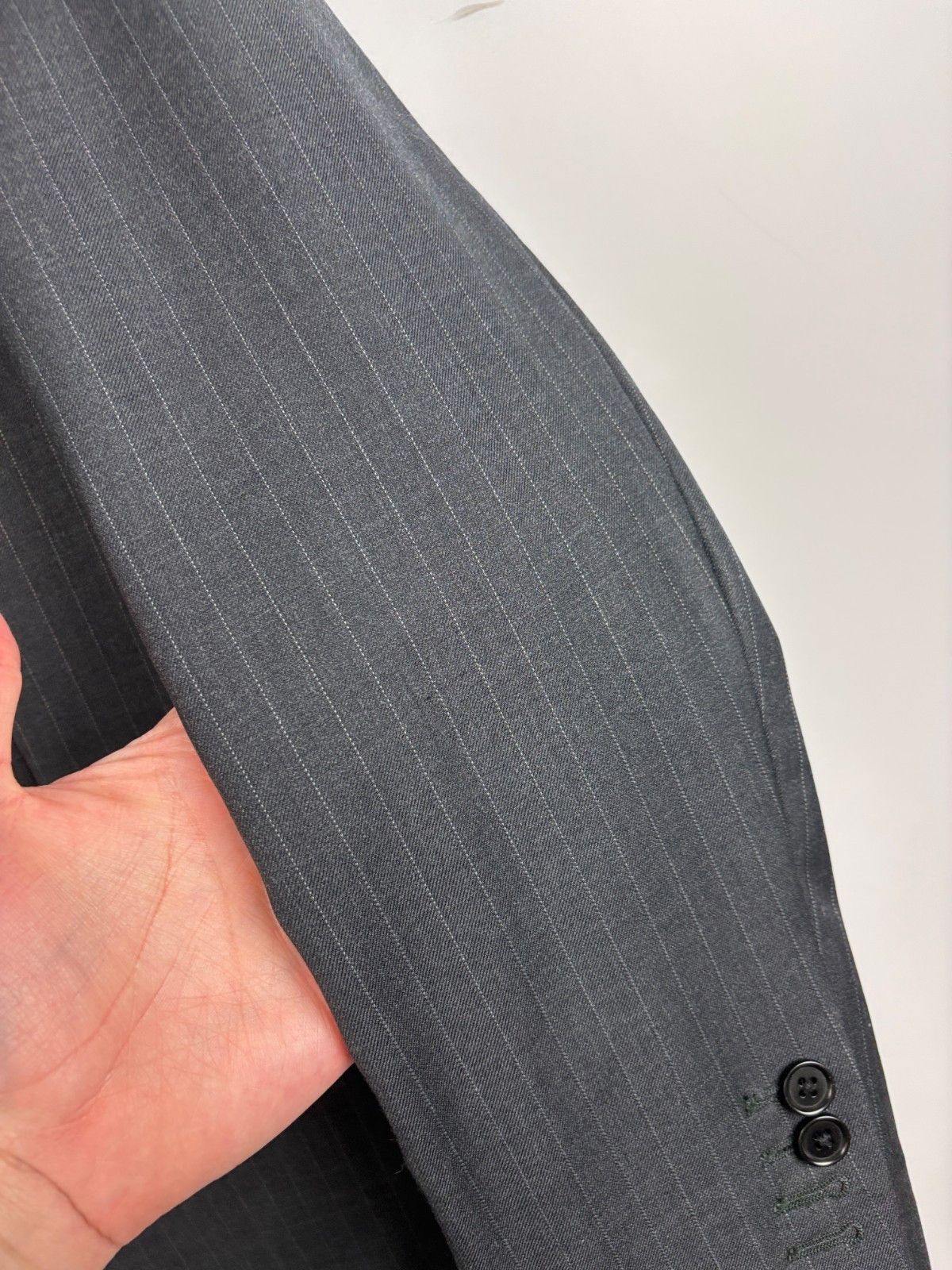 Hawes & Curtis Hawes & Curtis Double-Breasted Super 100s Slim Suit 50R Size 50R - 4 Thumbnail