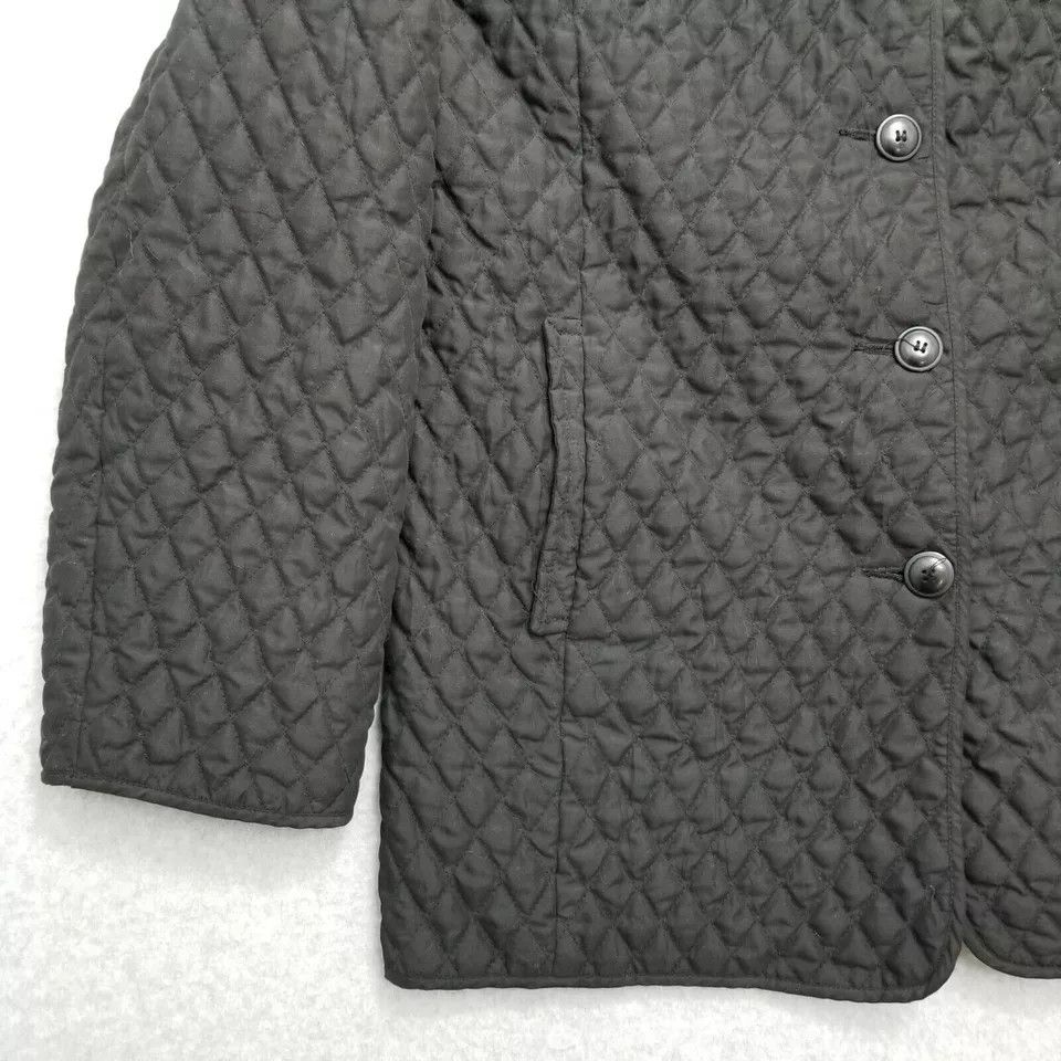 Other Marvin Richards Jacket Womens Large Black Quilted Pockets Size L / US 10 / IT 46 - 2 Thumbnail
