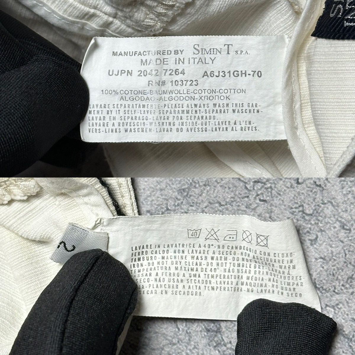 Giorgio Armani Vintage Armani Jeans Metal Logo Pants Jeans Size US 33 - 19 Thumbnail