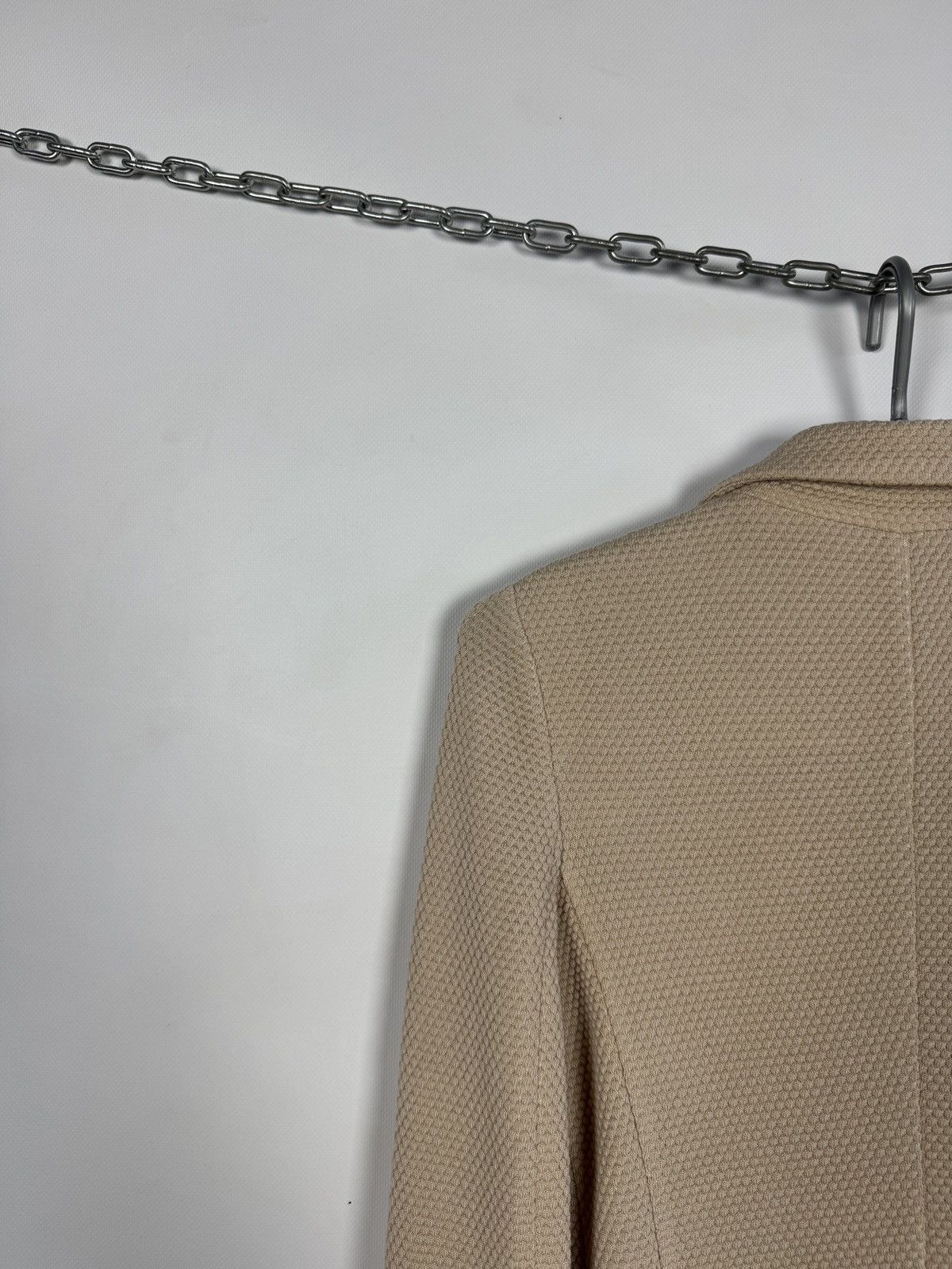 Circolo 1901 Circolo 1901 Blazer Virgil Wool Beige Textured Knit Jacket Size S / US 4 / IT 40 - 12 Thumbnail