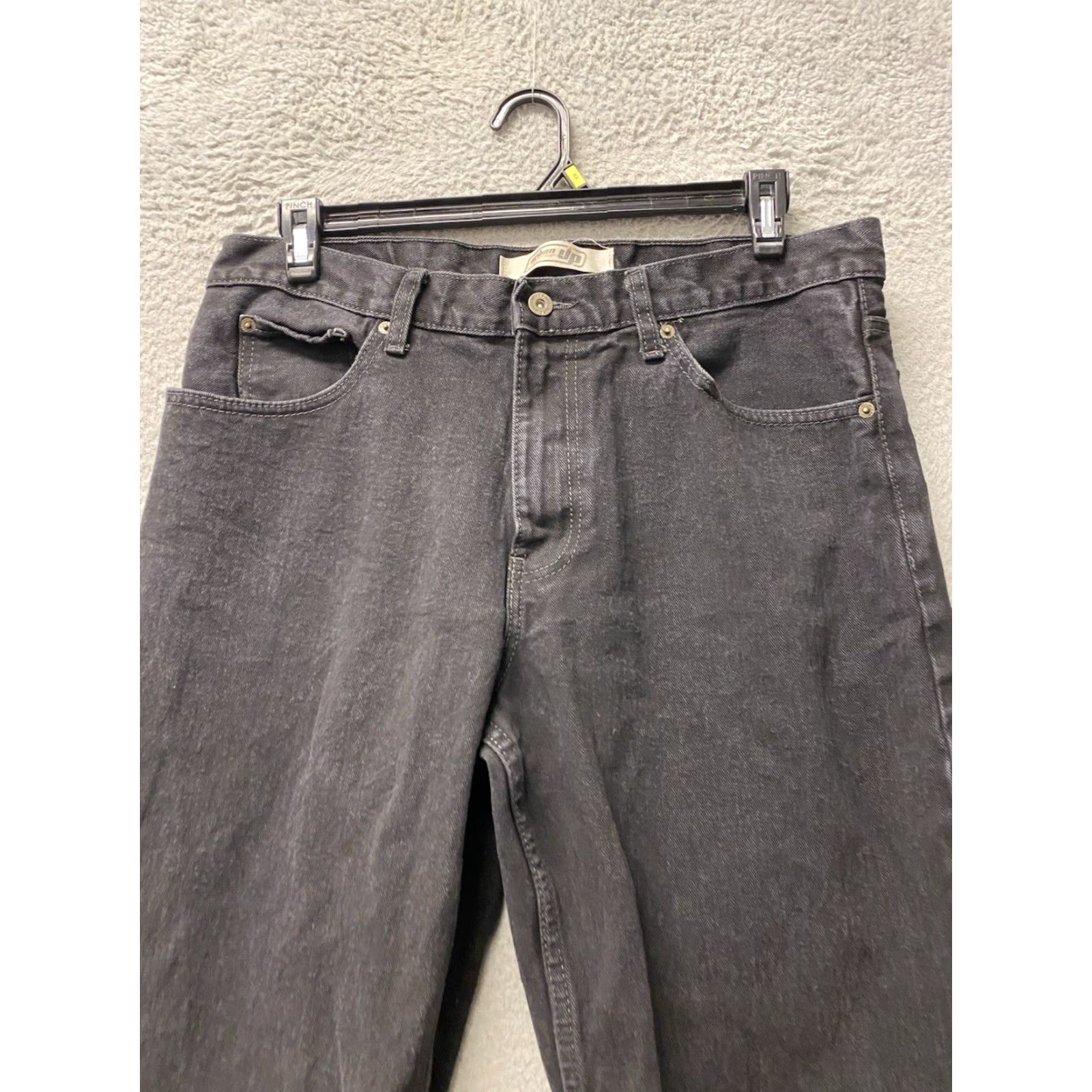 Vintage Mens Urban Pipeline Jeans 36x34 Black Straight Regular Cotton Zip Button Mens Boys? Size US 36 / EU 52 - 2 Thumbnail