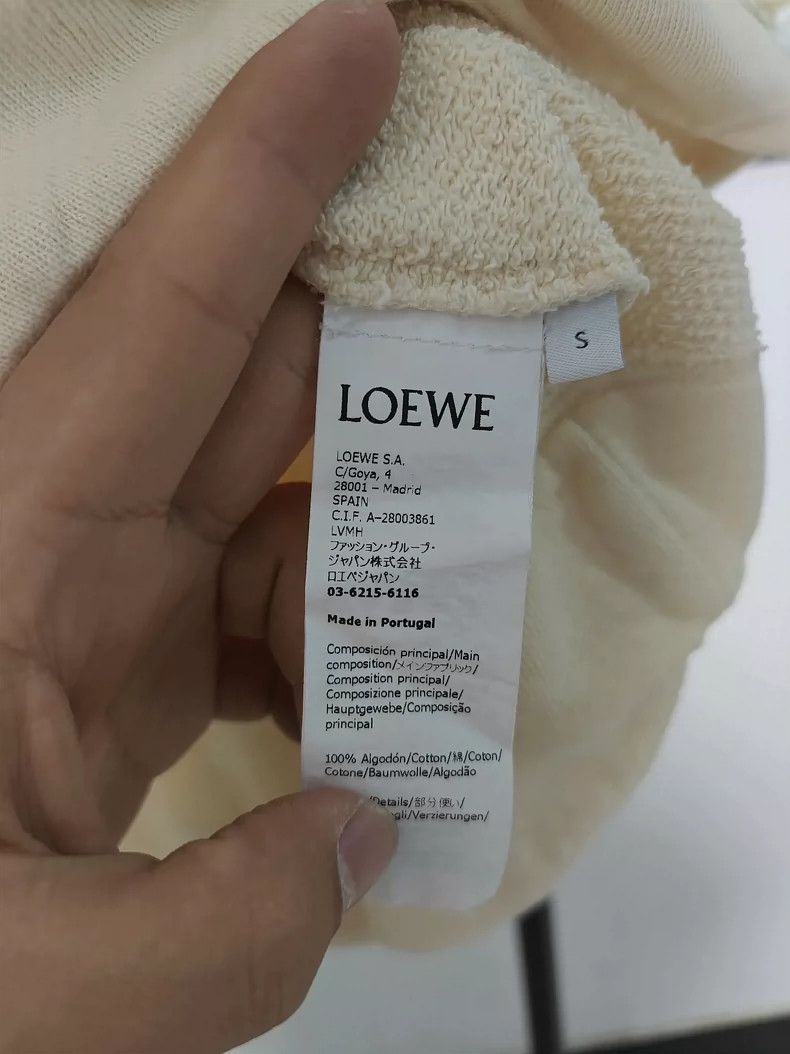 Loewe LOEWE Embroidered logo hoodie Size S / US 4 / IT 40 - 3 Thumbnail