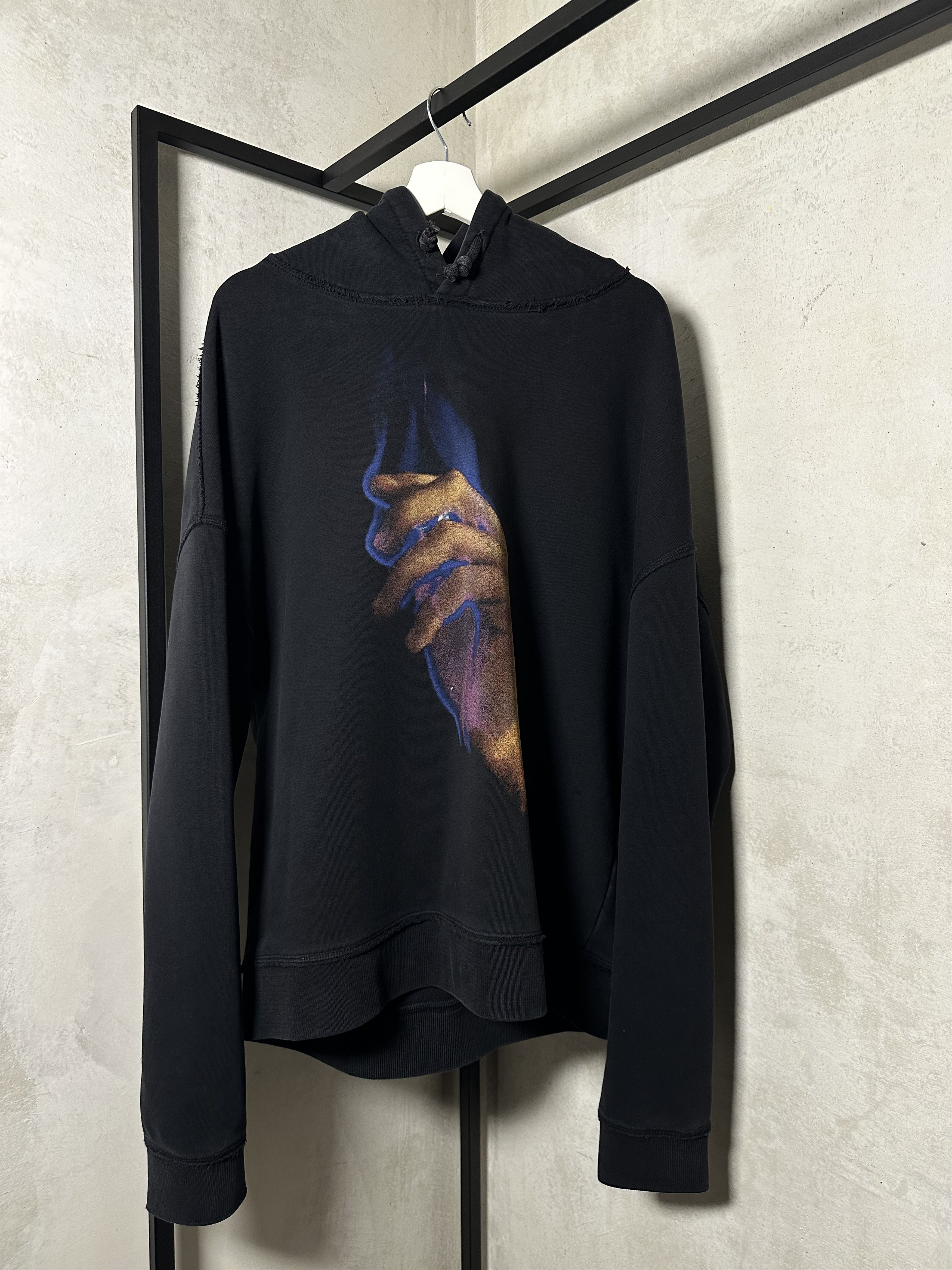 Misbhv Misbhv Flame Hoodie in Graphite Black Size US XL / EU 56 / 4 - 1 Thumbnail