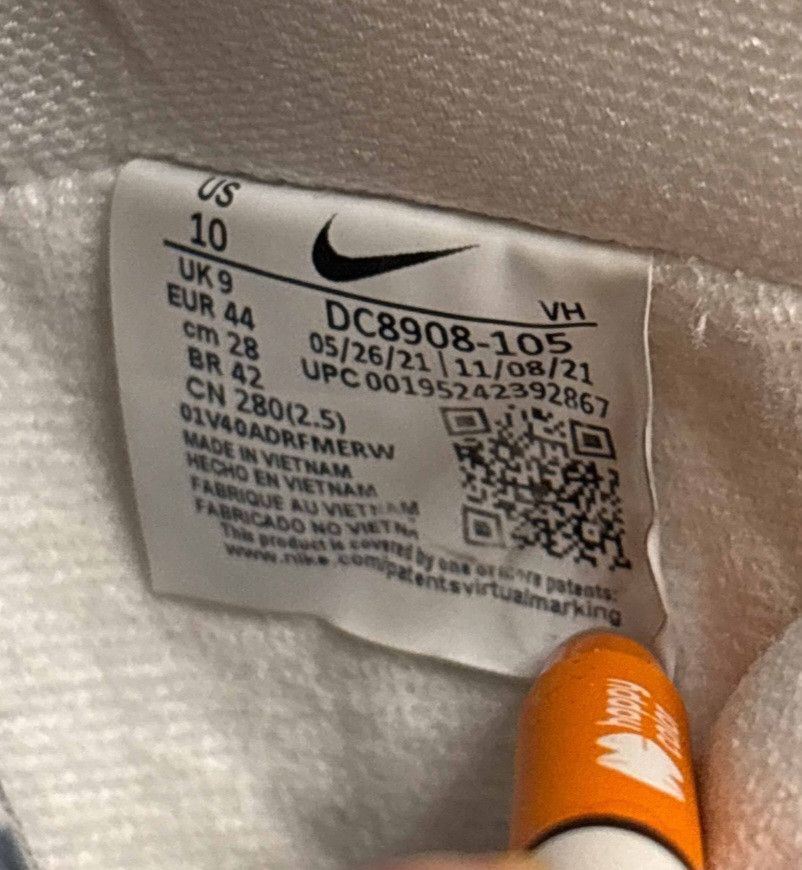 Nike SB Nike sb dunk high x oski 'greet white shark' Size US 10 / EU 43 - 4 Thumbnail